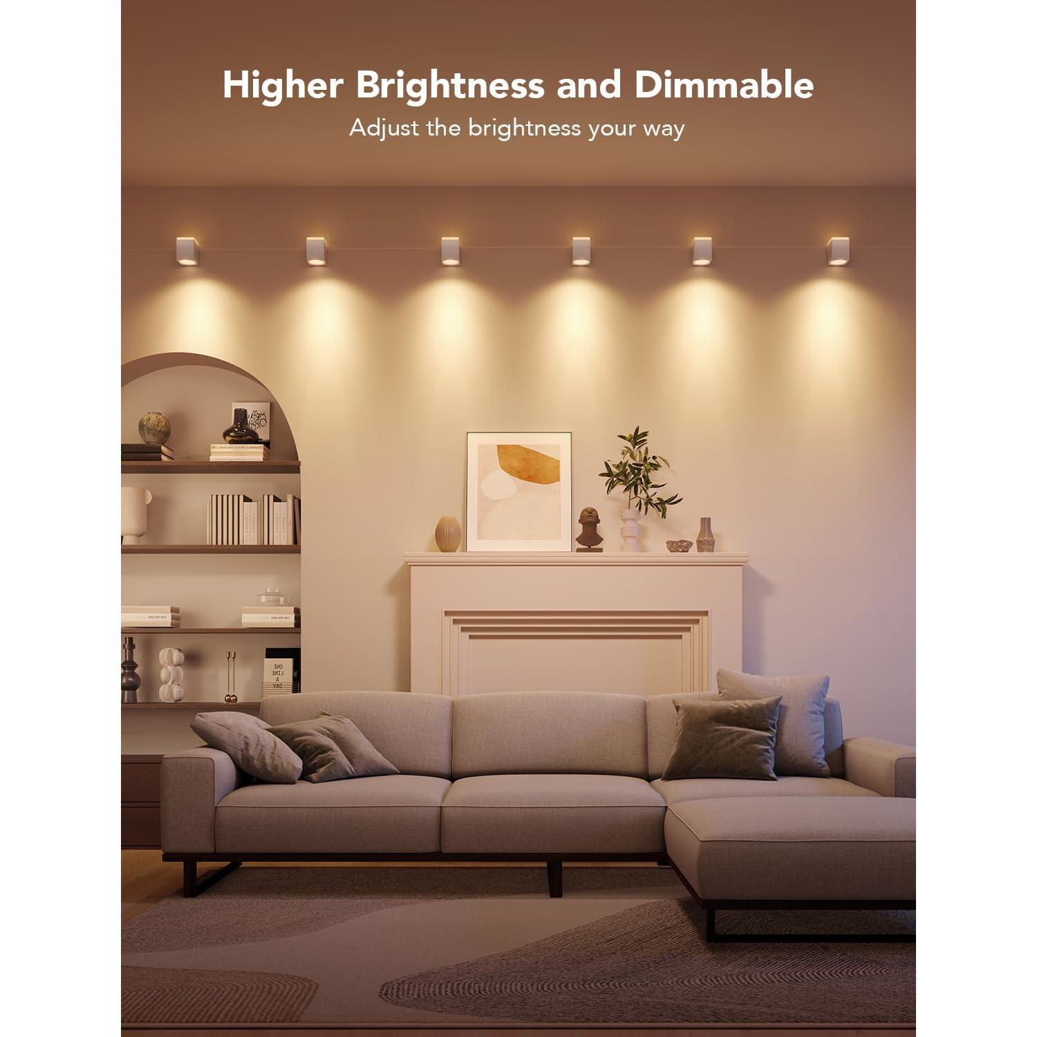 Apliques de Pared LED Govee H6088 RGBIC Ajustables 4.57m