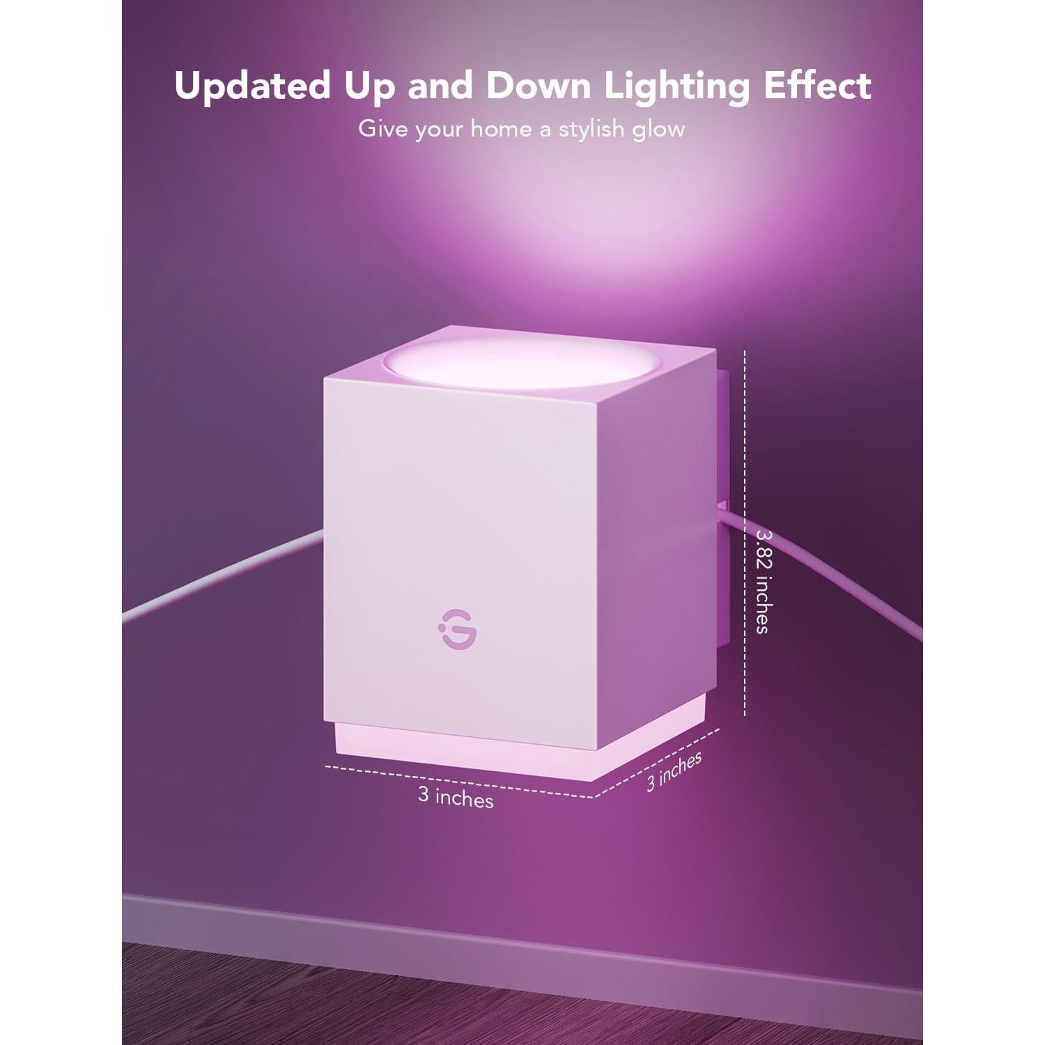 Apliques de Pared LED Govee H6088 RGBIC Ajustables 4.57m