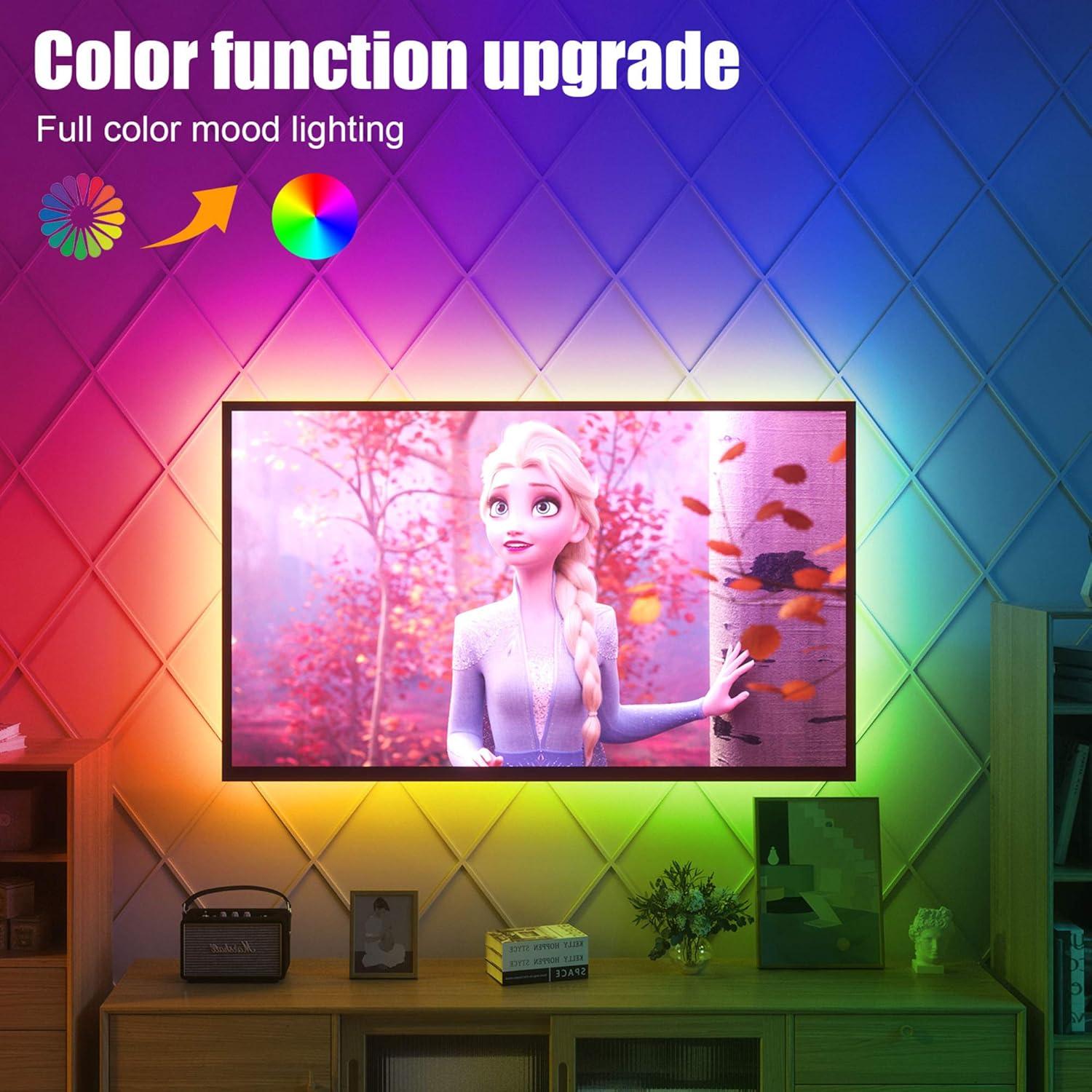 Luces LED RGB Maylit 5.0m para TV 165-190cm con Bluetooth