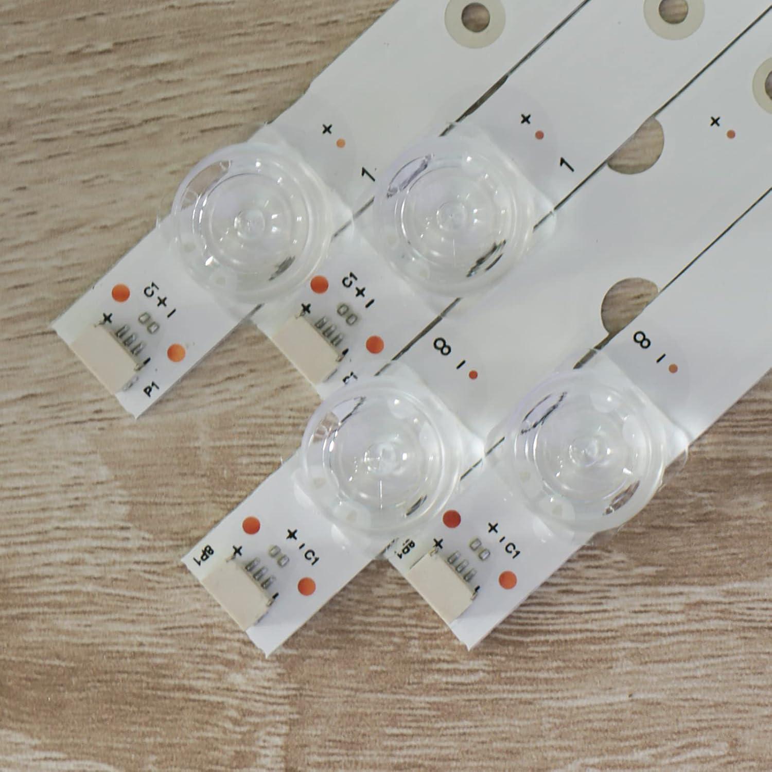 Juego de Tiras LED Reemplazo para TV TCL y Toshiba - 4 Pcs