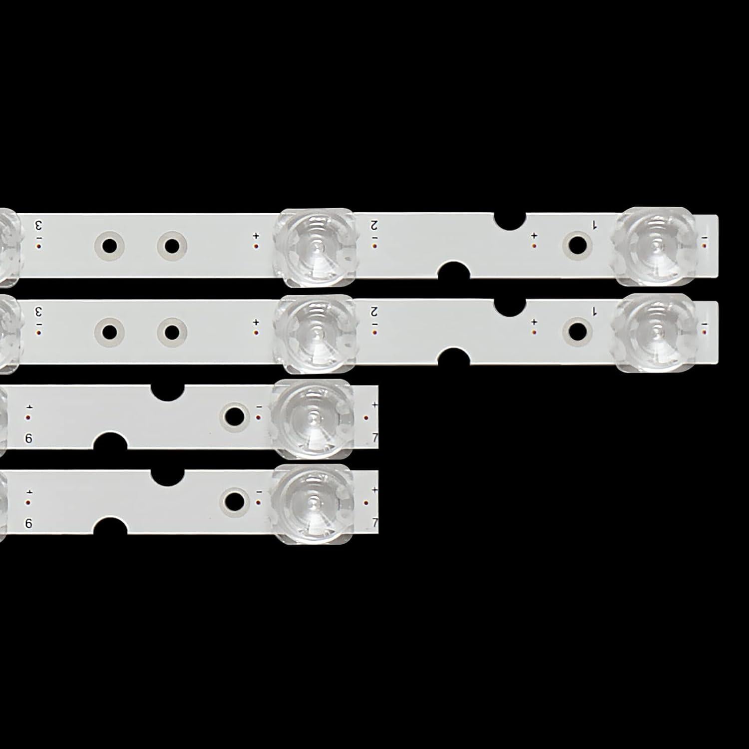 Juego de Tiras LED Reemplazo para TV TCL y Toshiba - 4 Pcs