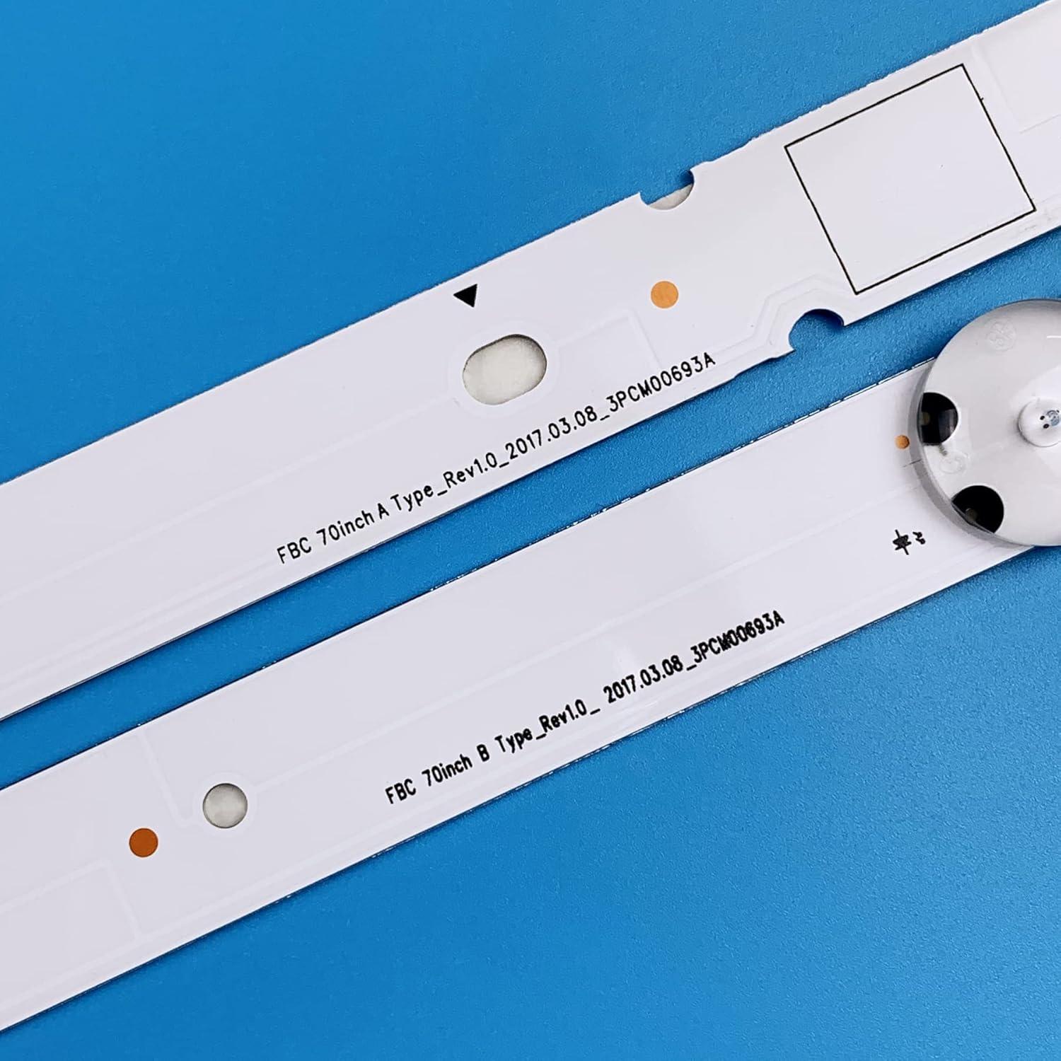 Set de Tiras de Retroiluminación LED PANMILED 12 Piezas 141.7 cm