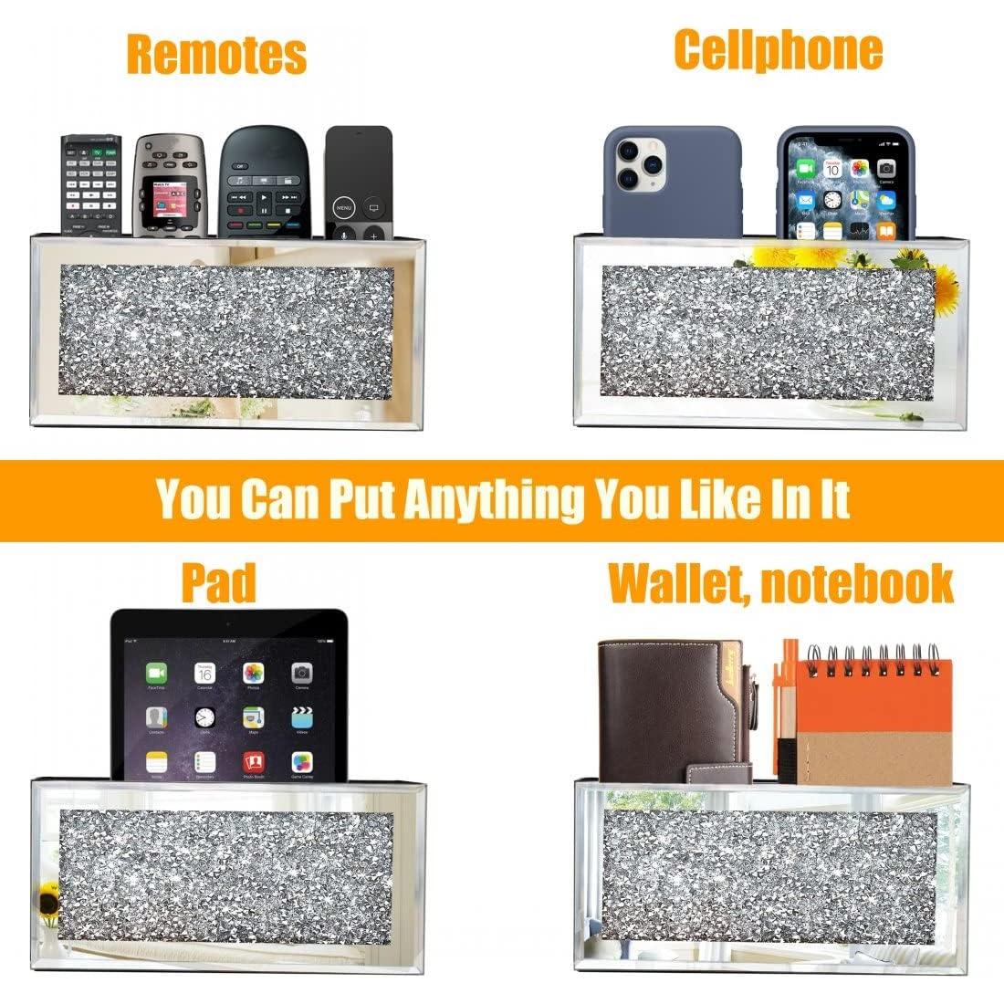 Soporte de Control Remoto GOTHICO Espejado 21x6.4x10.2 cm