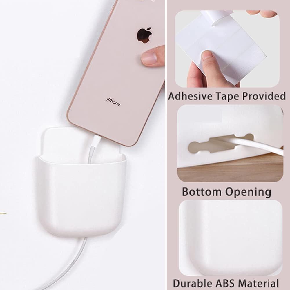 Soporte de Control Remoto Montaje en Pared LVYOUIF - 3 Piezas Blanco