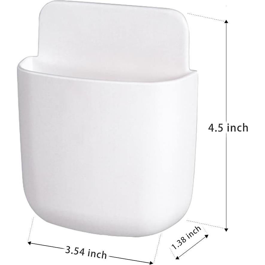 Soporte de Control Remoto Montaje en Pared LVYOUIF - 3 Piezas Blanco