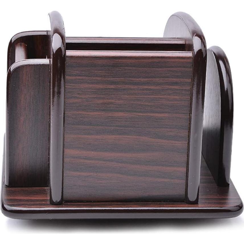 Organizador de Escritorio de Madera YCOCO 6 Compartimentos 360°