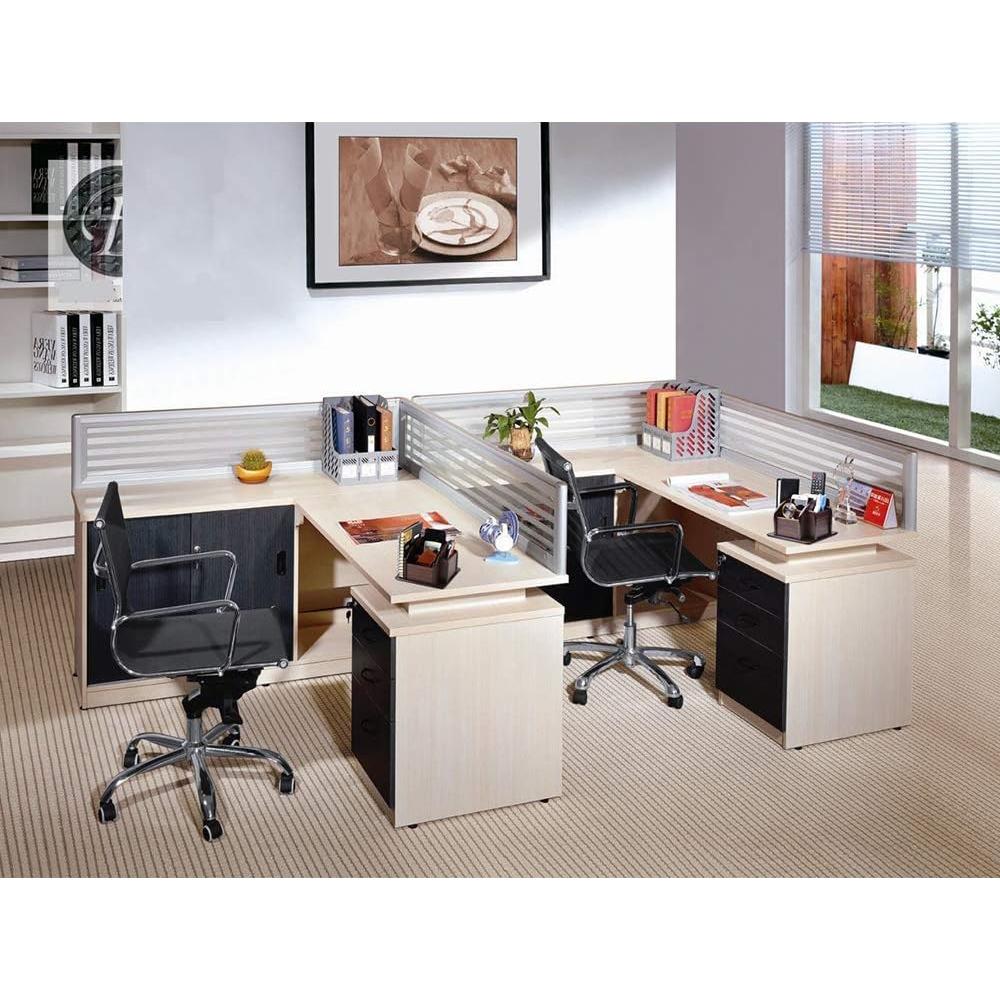 Organizador de Escritorio de Madera YCOCO 6 Compartimentos 360°