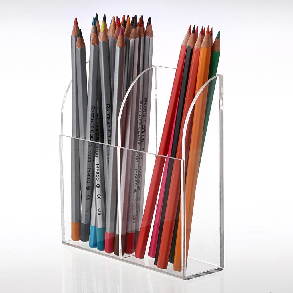 Soporte de Control Remoto Hipiwe Acrílico Transparente 2 Compartimentos