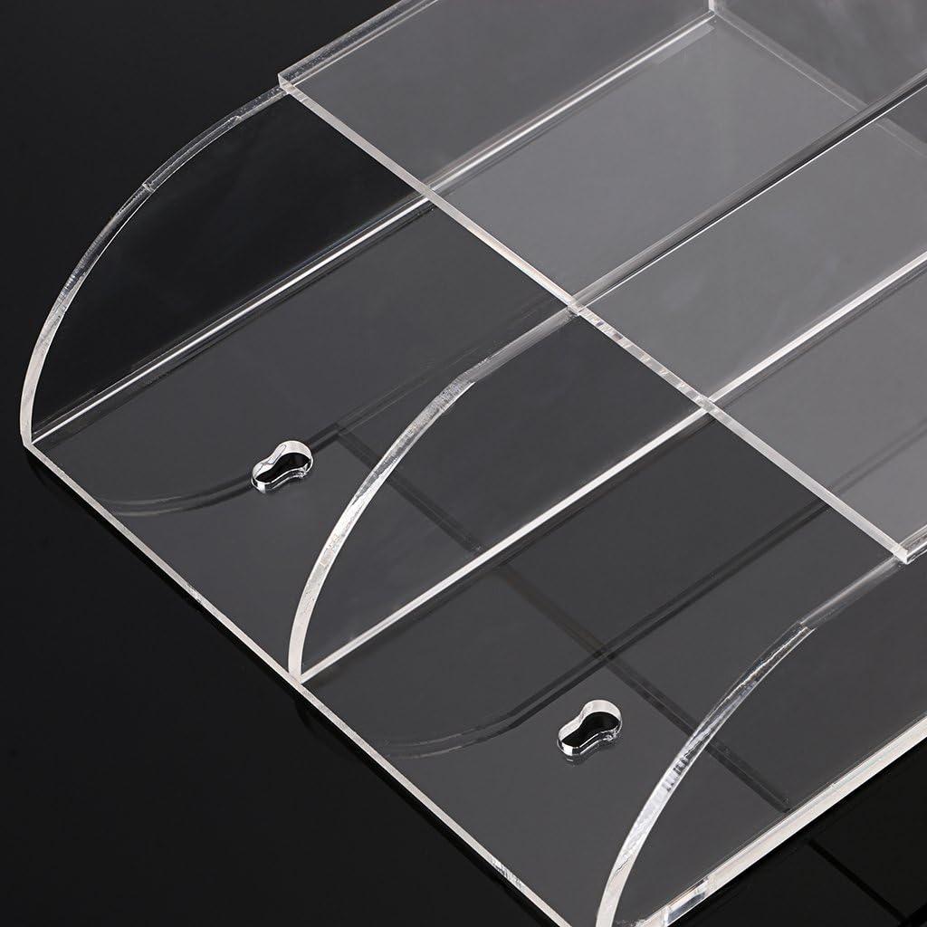 Soporte de Control Remoto Hipiwe Acrílico Transparente 2 Compartimentos