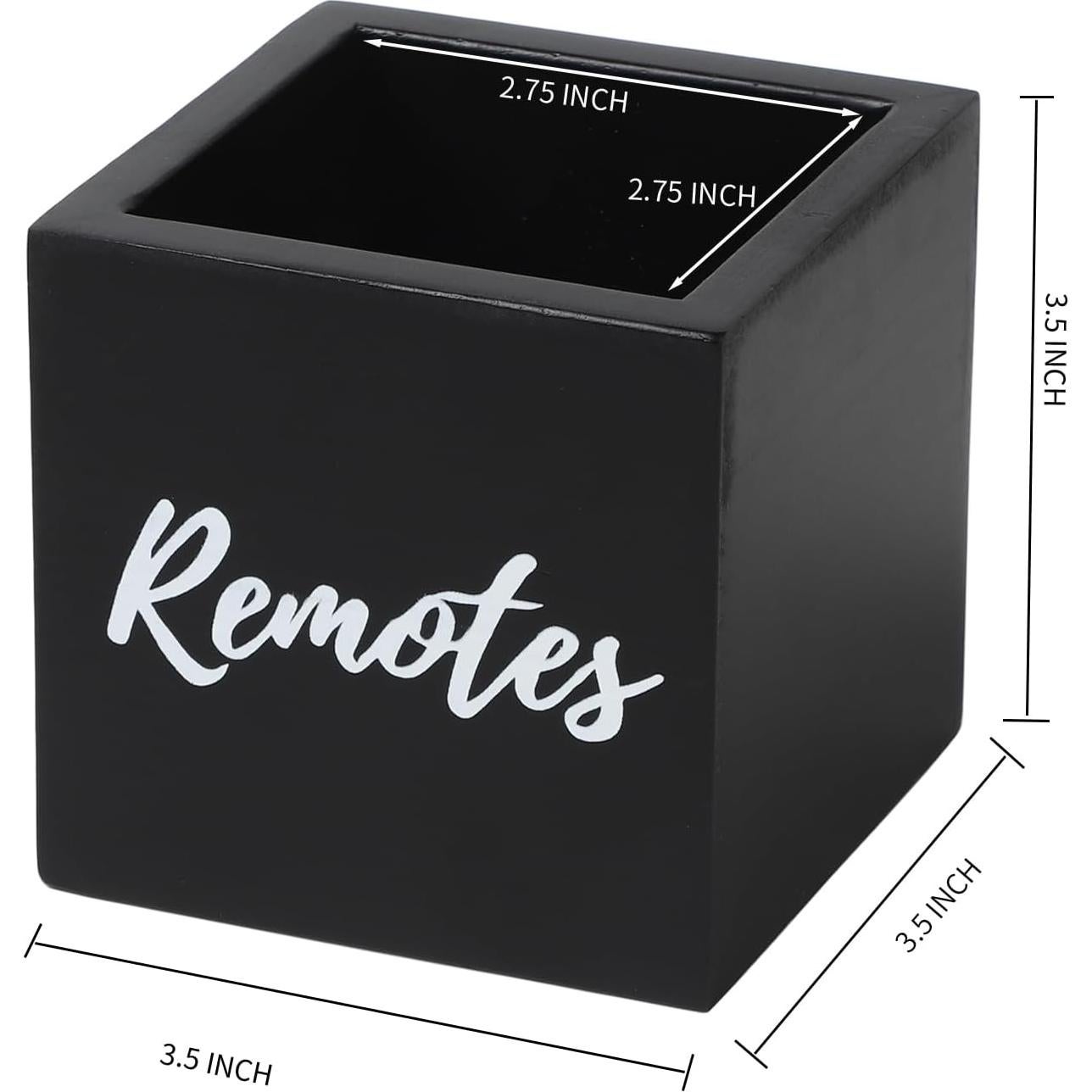 Soporte para Control Remoto de Madera COOLEX - Negro 8.89 cm