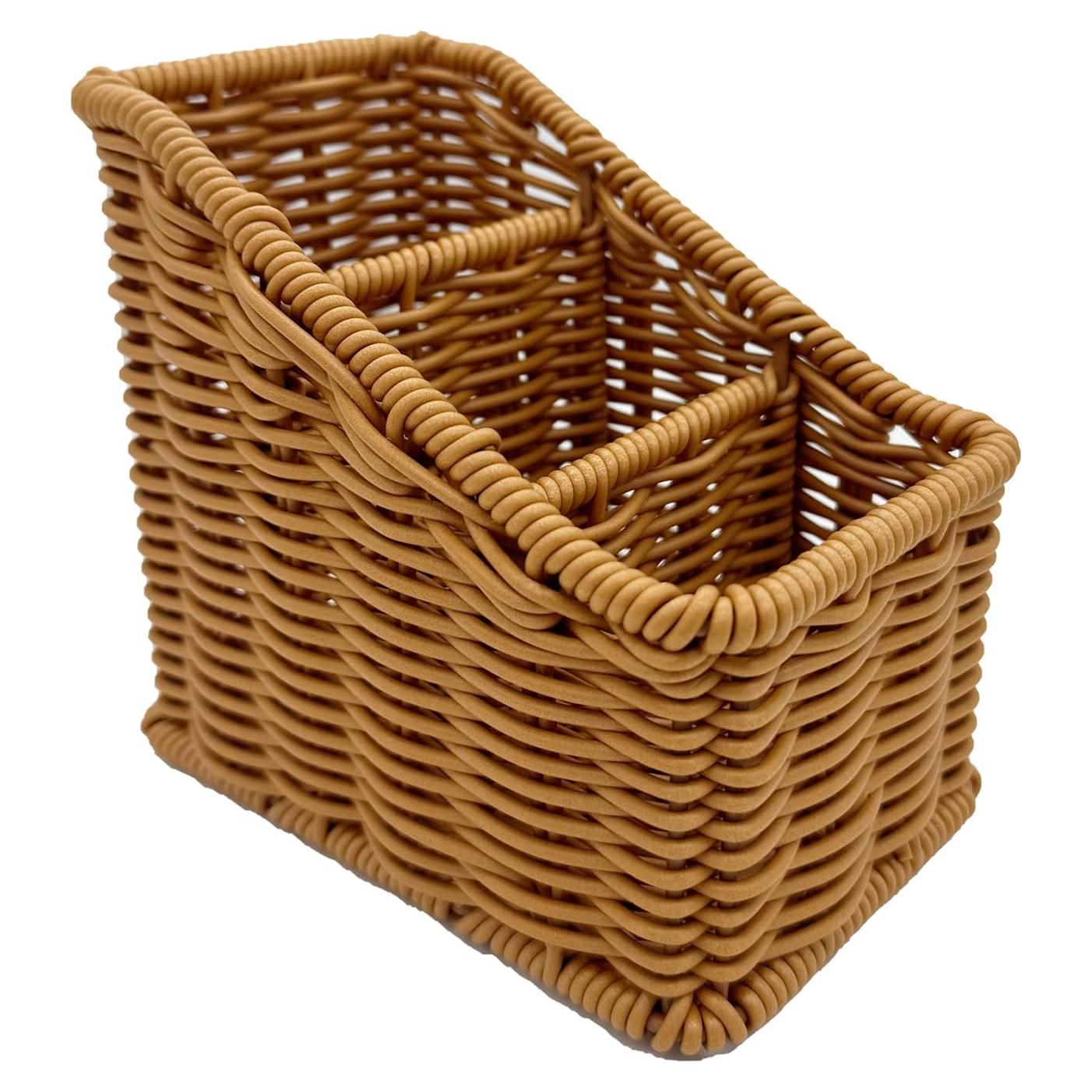 Soporte para Control Remoto WUJILIVING Rattan 3 Comp. Roble Dorado