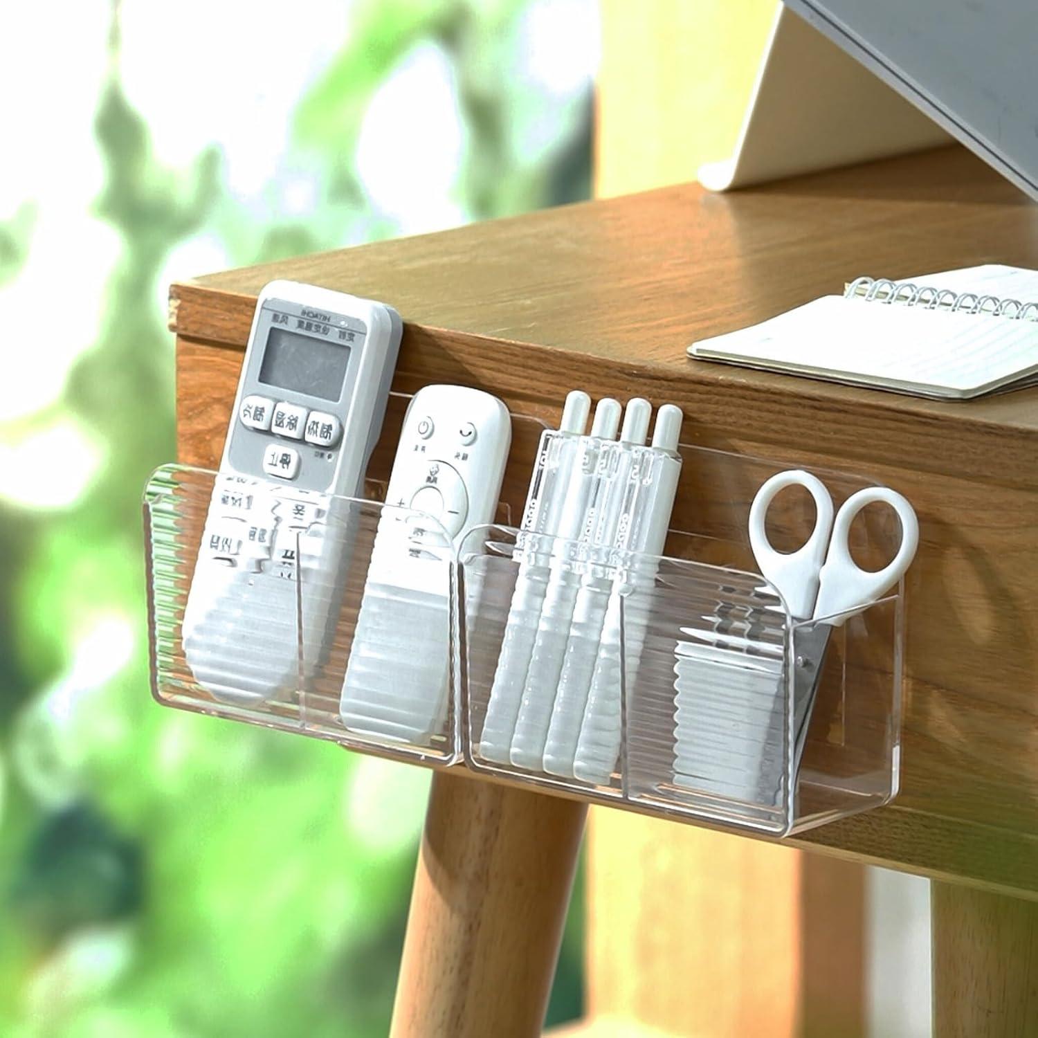 Soporte Adhesivo para Control Remoto LINFIDITE 2 Pcs Blanco