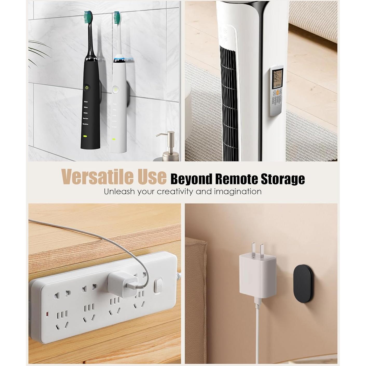 Soporte Magnético para Control Remoto Nearockle - 4 Piezas Negro