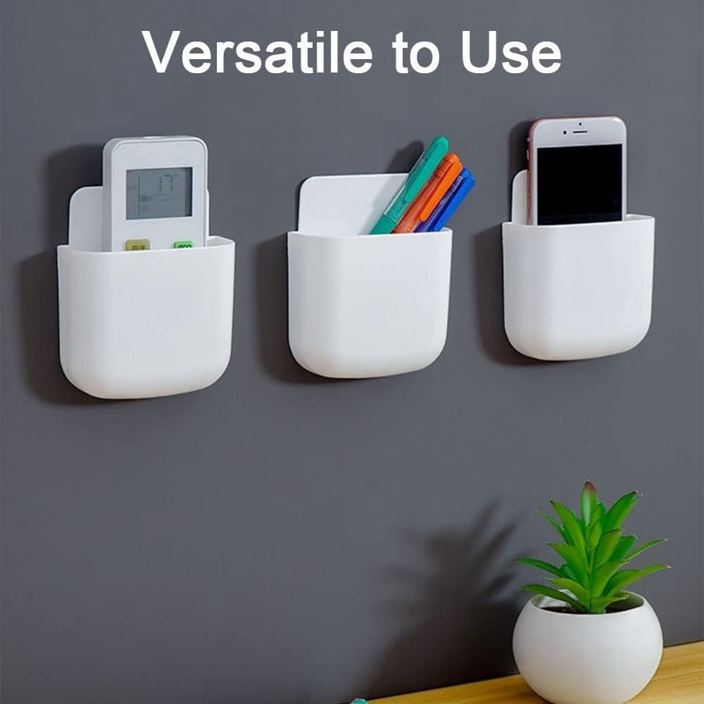 5 Soportes Adhesivos para Control Remoto Hikinlichi Blanco