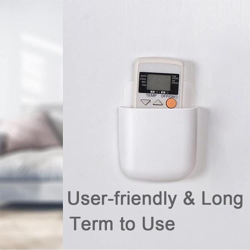 5 Soportes Adhesivos para Control Remoto Hikinlichi Blanco
