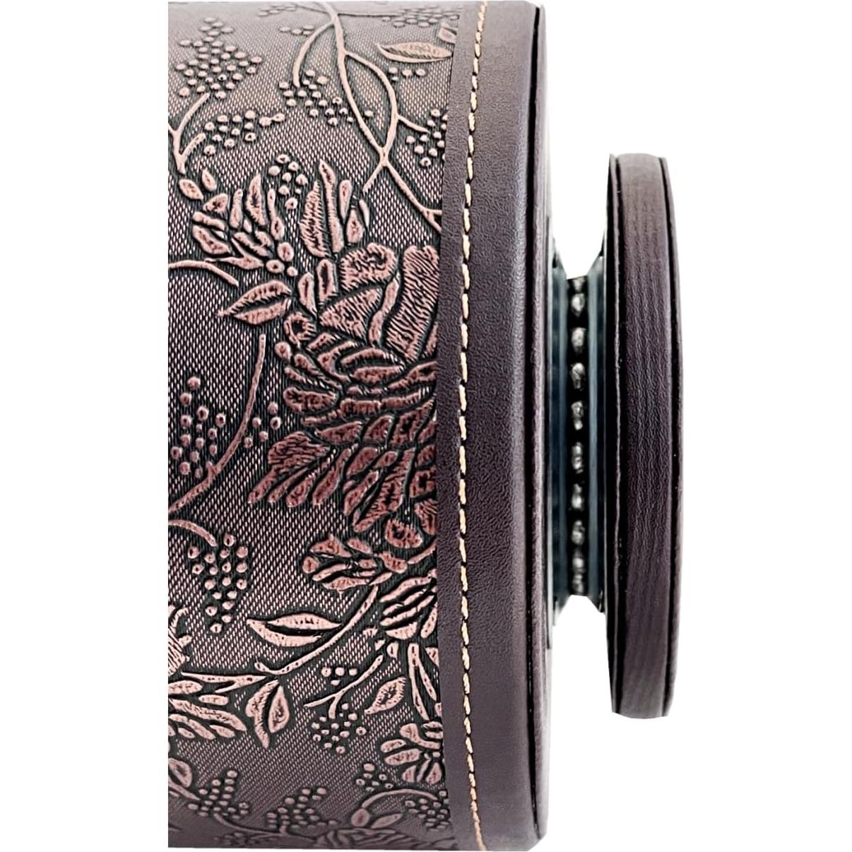 Soporte Redondo de Control Remoto Arniche 360° Cuero Sintético