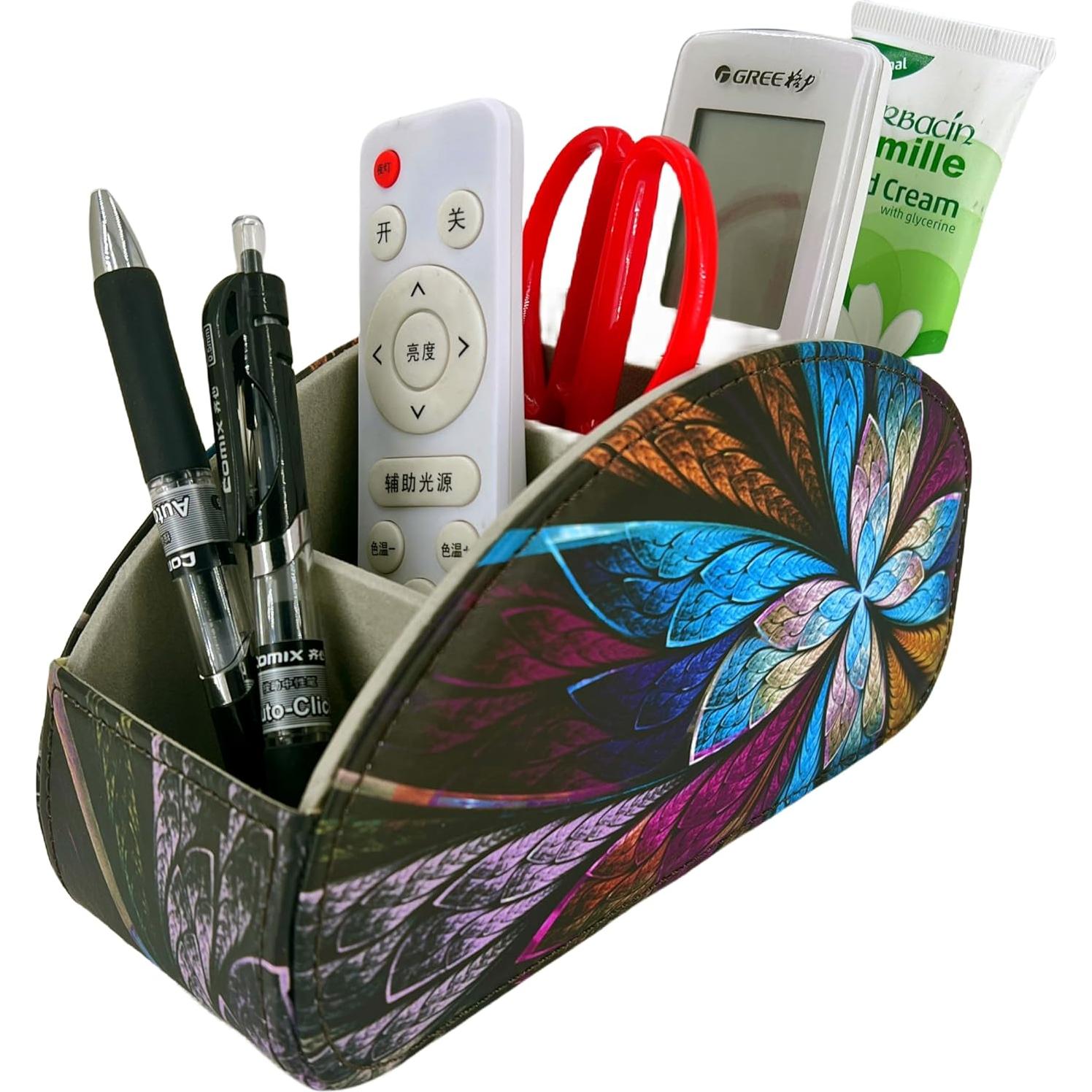 Soporte Organizador de Control Remoto Arniche Pansy 5 Compartimentos