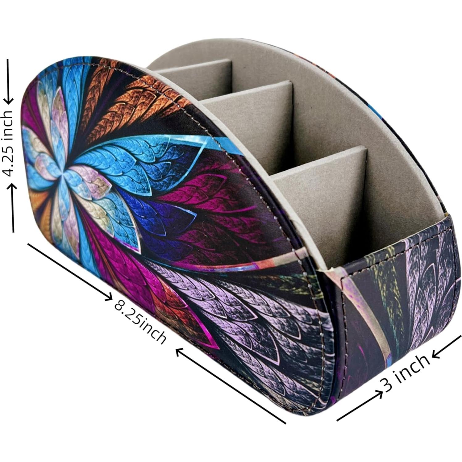 Soporte Organizador de Control Remoto Arniche Pansy 5 Compartimentos