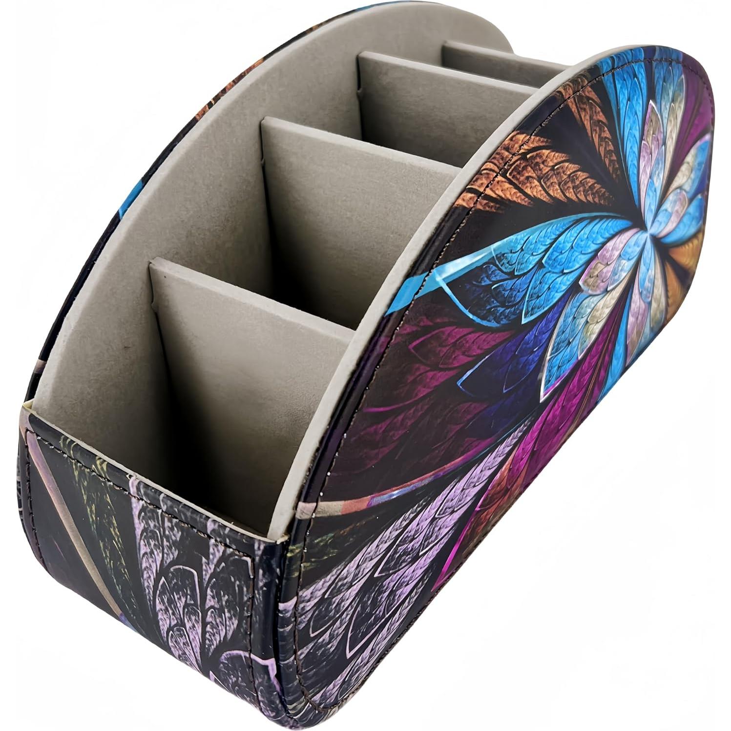 Soporte Organizador de Control Remoto Arniche Pansy 5 Compartimentos