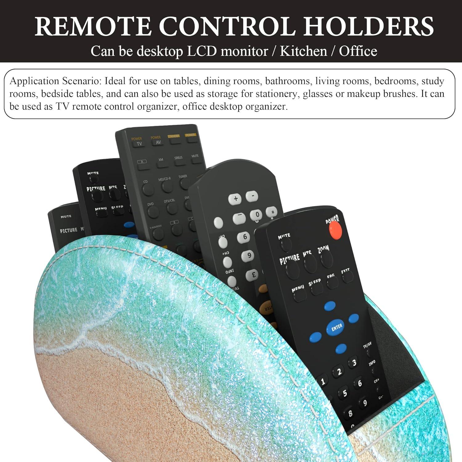 Soporte para Control Remoto QIELIZI de Cuero PU 5 Compartimentos