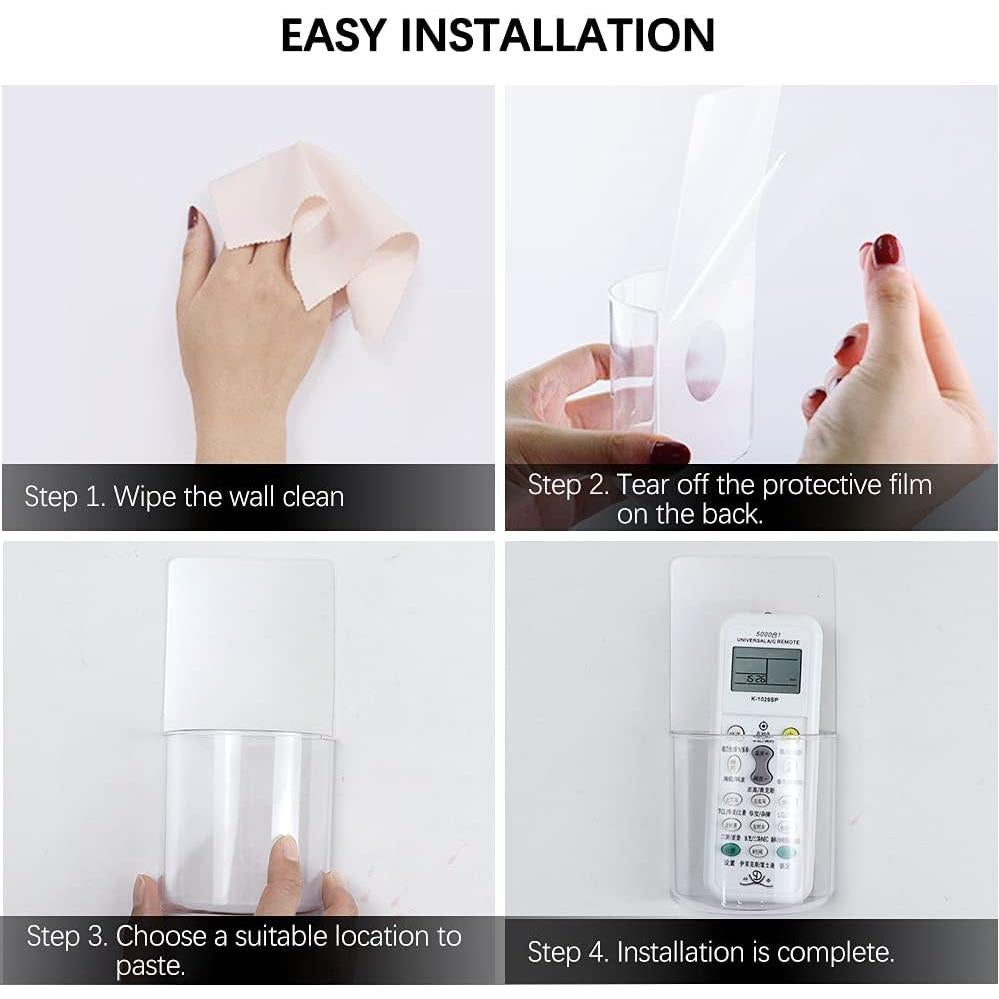 4 Soportes Transparentes para Control Remoto TIE-DailyNec