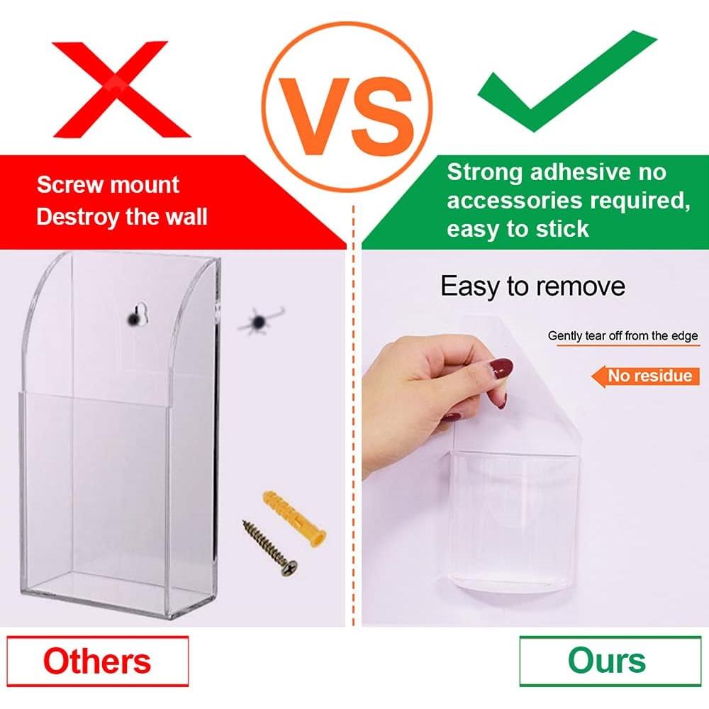 4 Soportes Transparentes para Control Remoto TIE-DailyNec