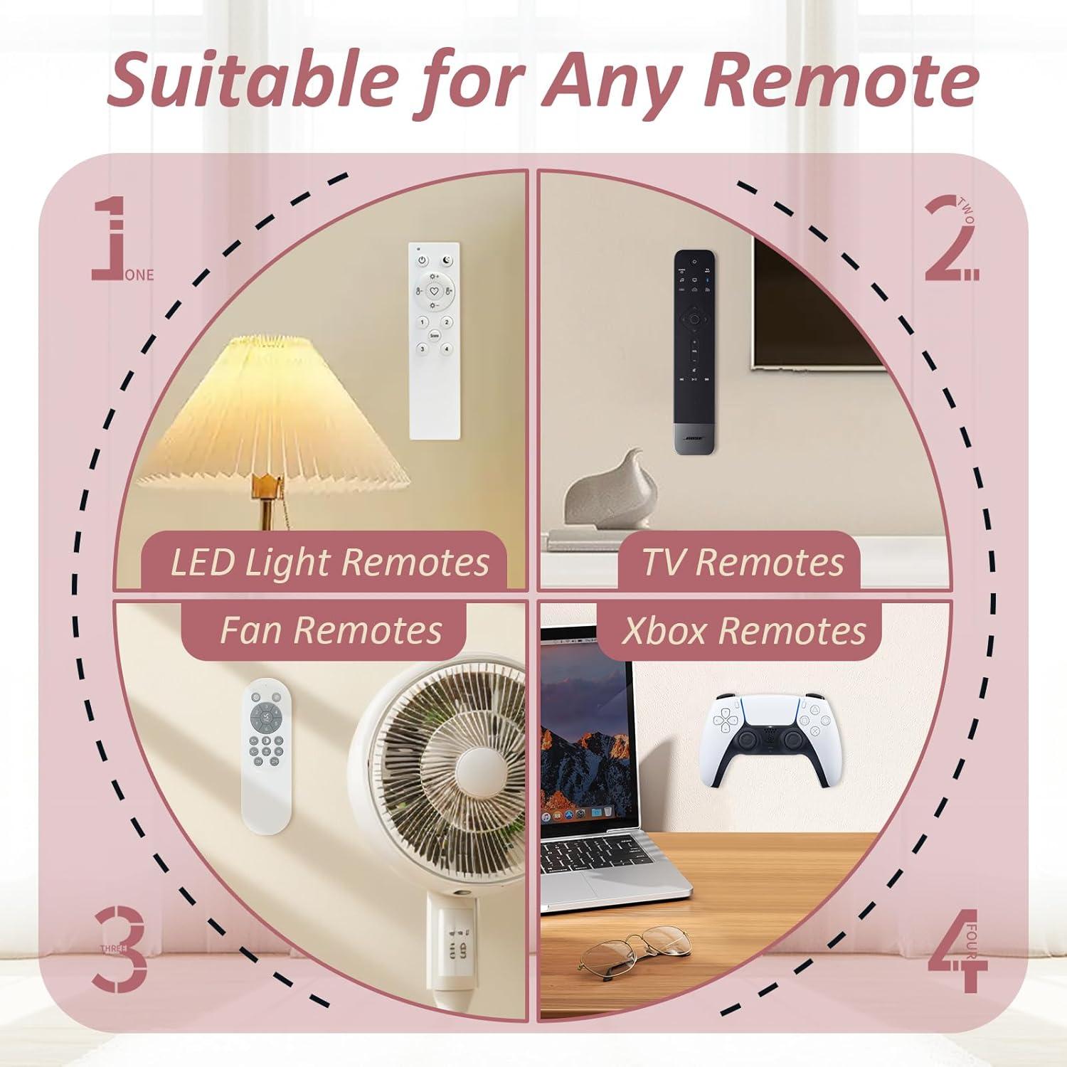 Soporte Magnético para Control Remoto Vaszu - 6 Piezas Silicona