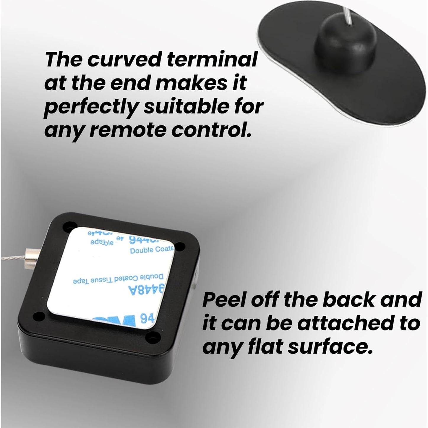 Cuerda de Seguridad Retráctil Joogto 1.98m para Control Remoto - 2 Piezas