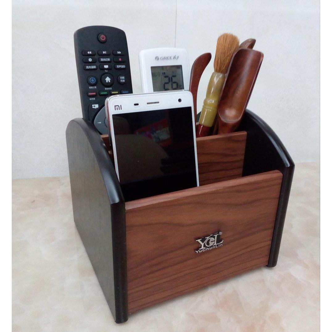 Soporte de Control Remoto de Madera YCL 872R - Organizador de Escritorio