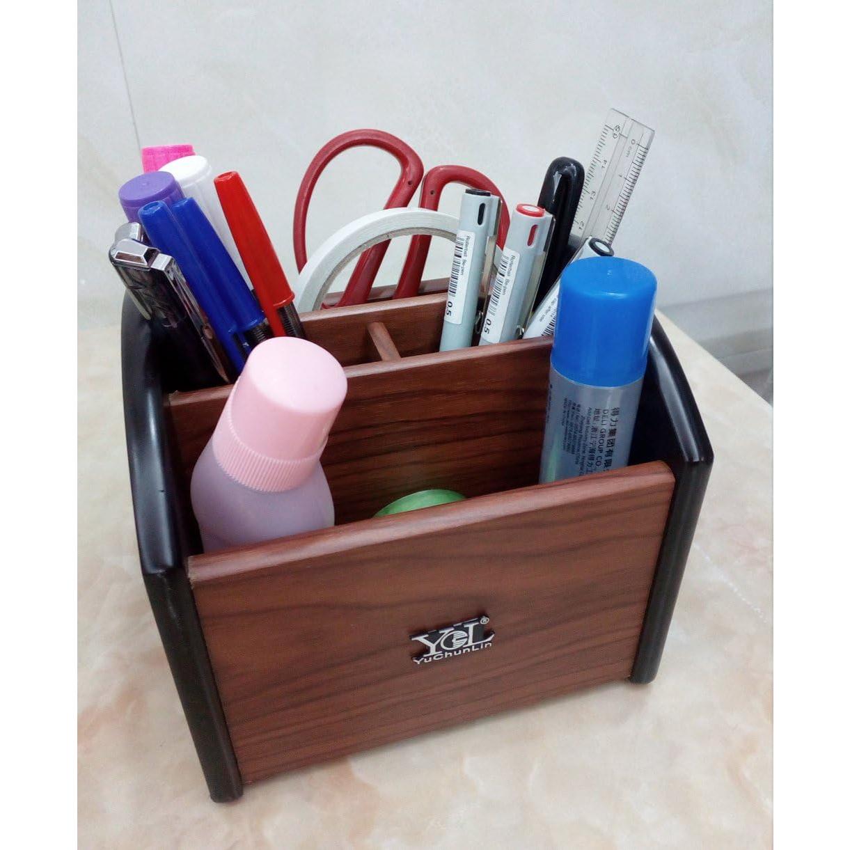 Soporte de Control Remoto de Madera YCL 872R - Organizador de Escritorio