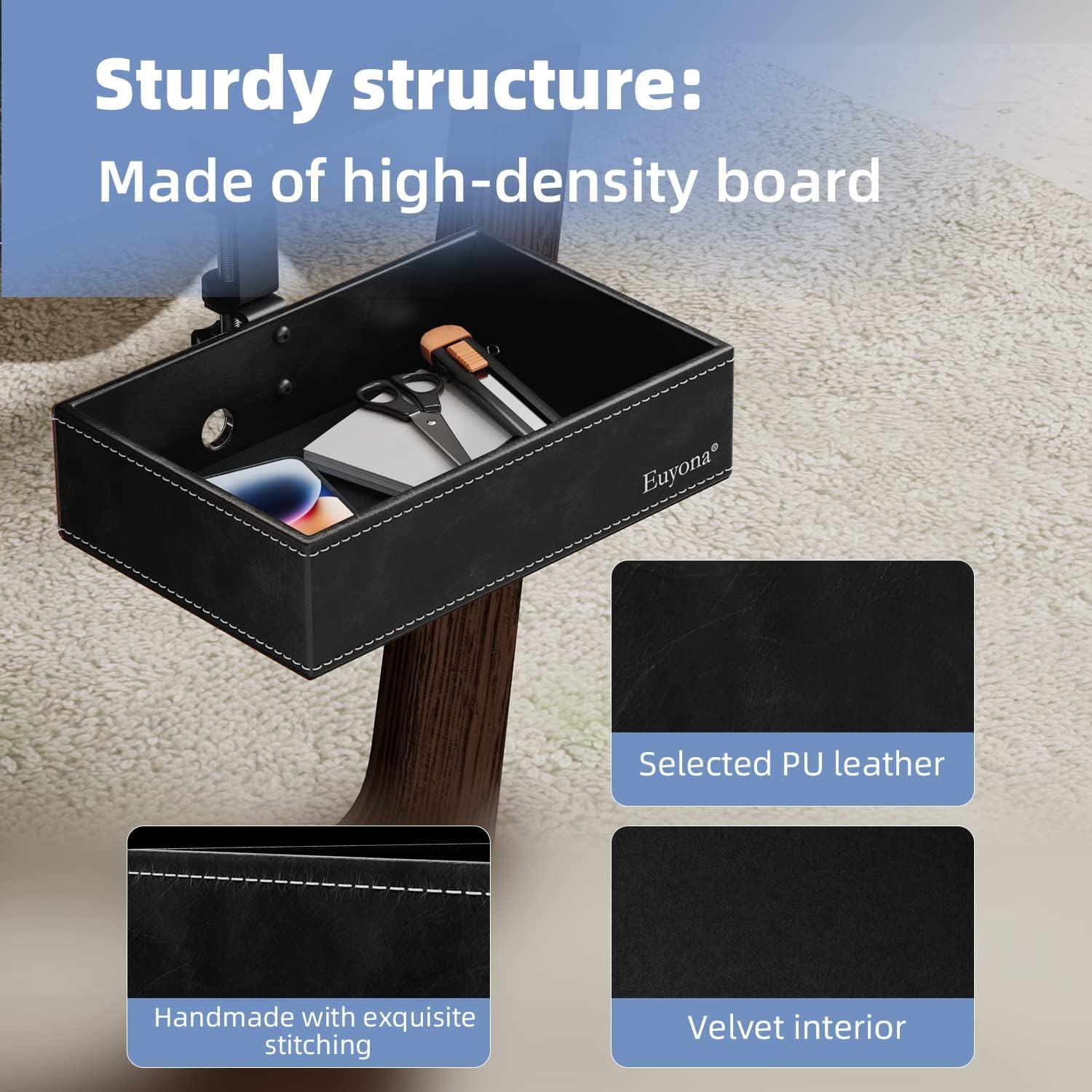 Organizador de Escritorio Euyona Negro con Abrazadera 360°