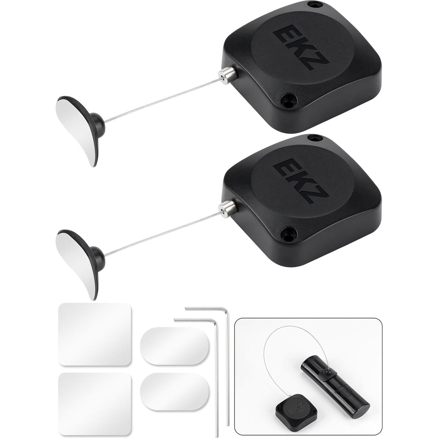 Candado Retráctil de Tether EKZ 2.3m para Control Remoto - 2 Pcs