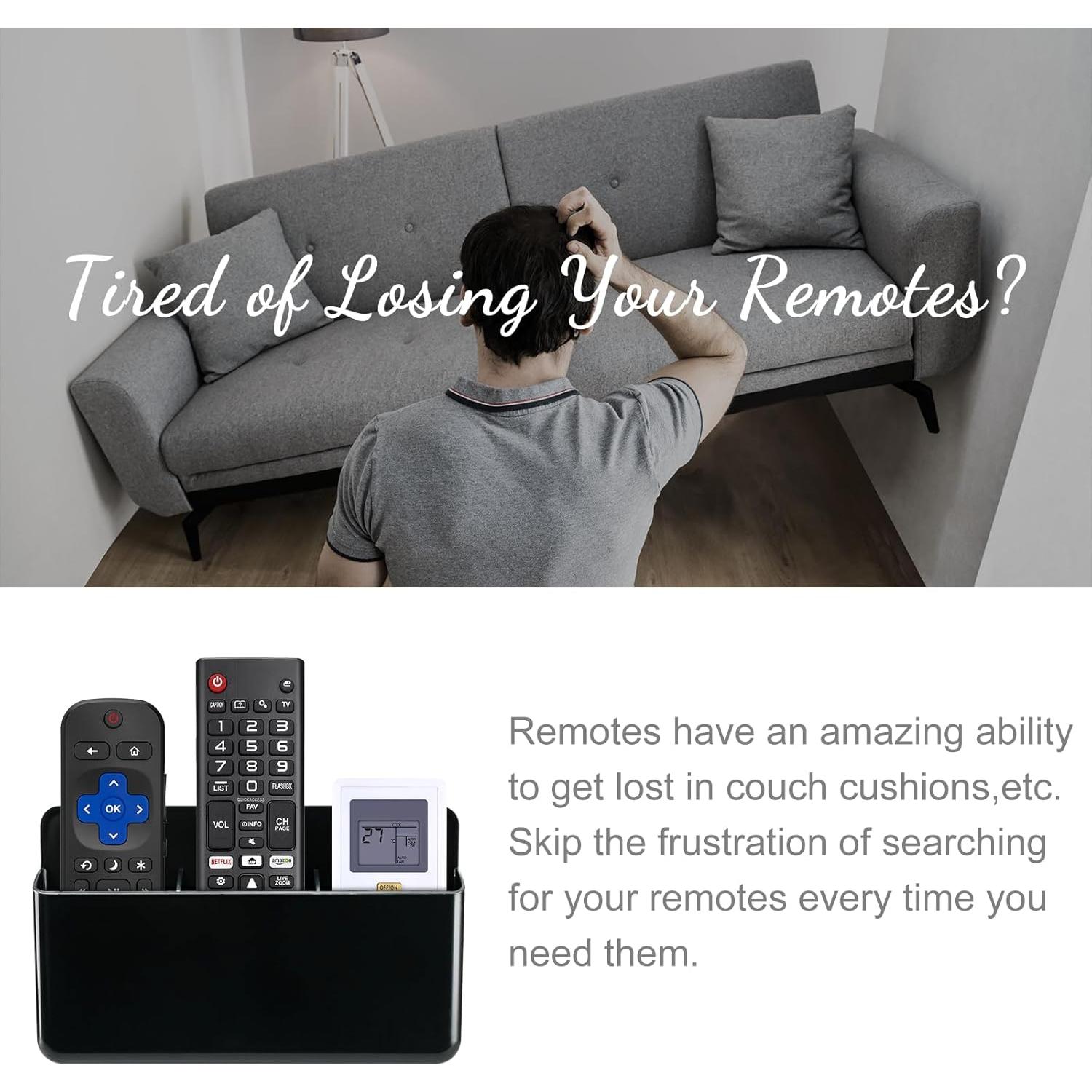 Soporte de Pared Ajustable Zaigelai para Control Remoto Negro