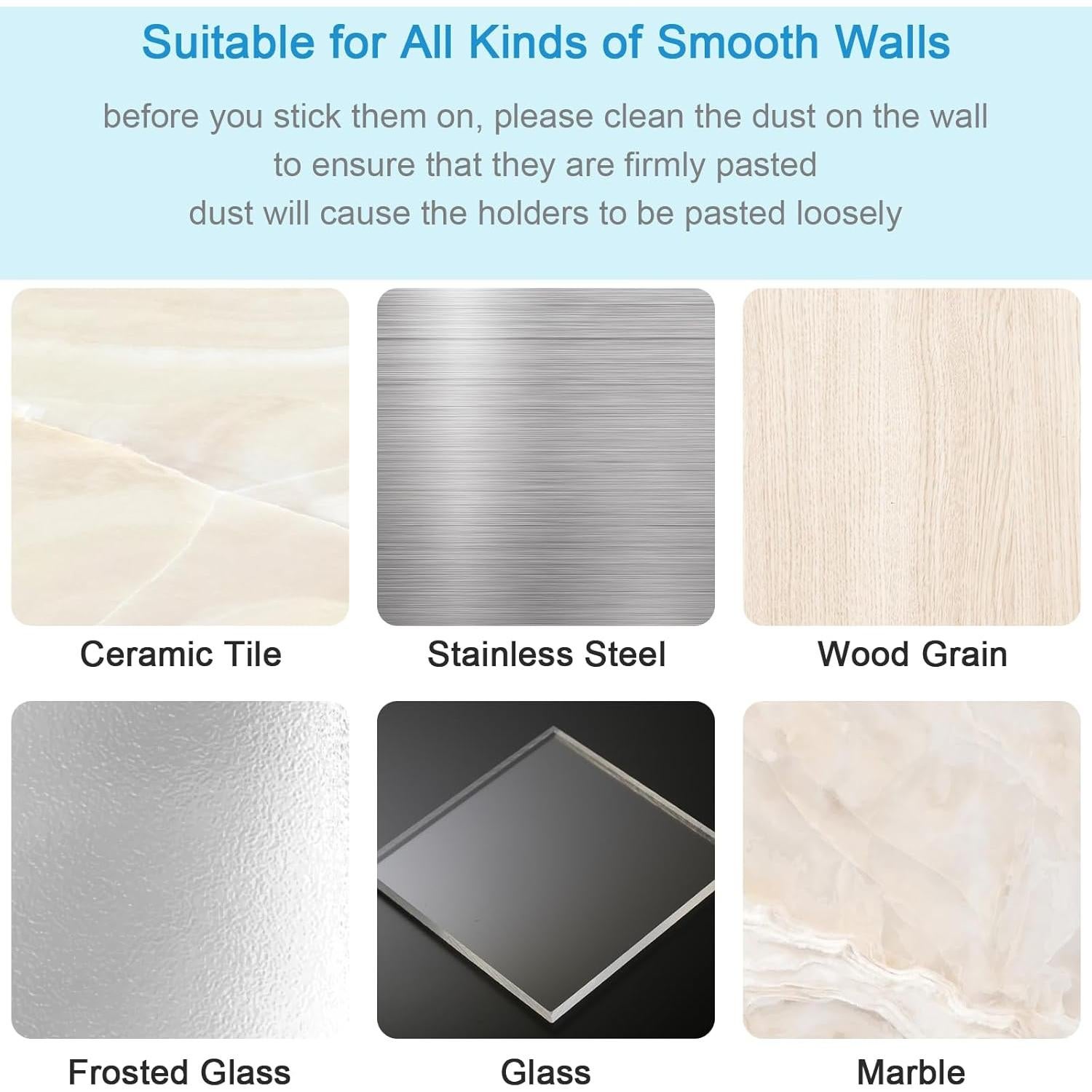 Soporte de Pared Ajustable Zaigelai para Control Remoto Negro