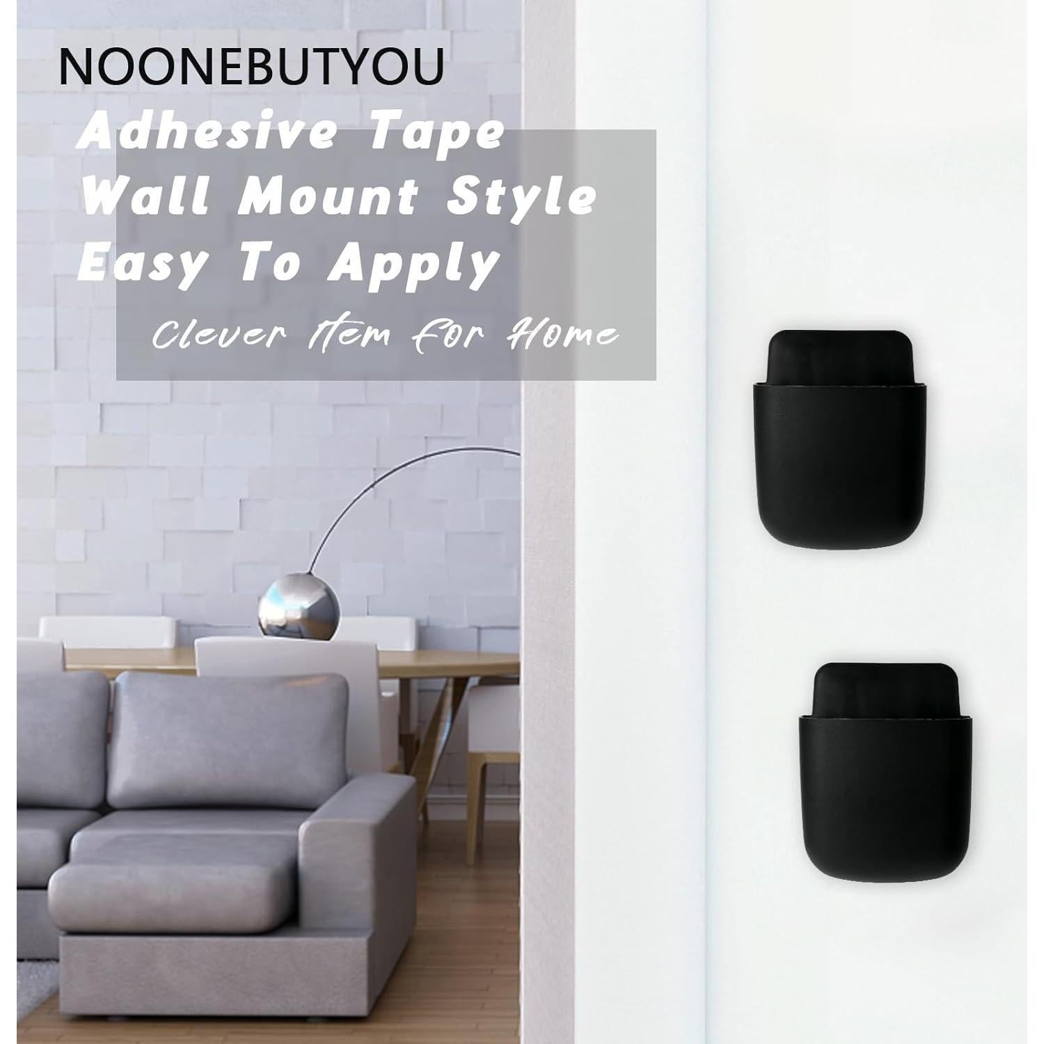 Soporte Organizador de Control Remoto 3 Piezas Wawayang Negro