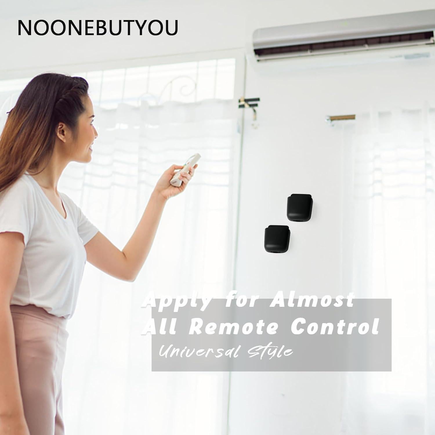 Soporte Organizador de Control Remoto 3 Piezas Wawayang Negro