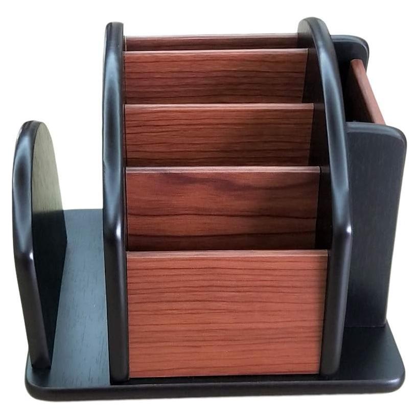 Caddy organizador de escritorio YCL YUCHUNLIN de madera 18x18cm