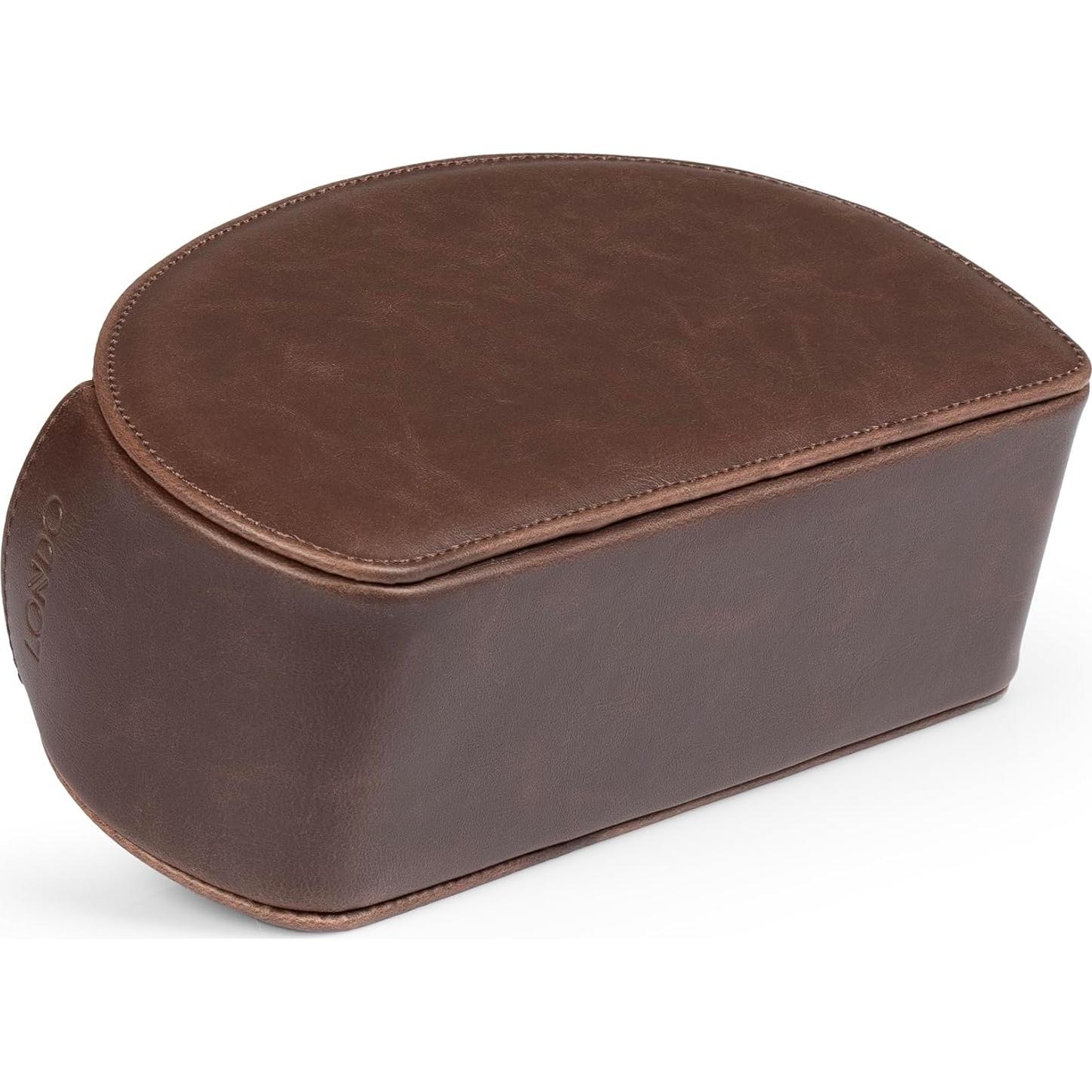 Soporte para Control Remoto Londo - Cuero PU 5 Bolsillos Marrón