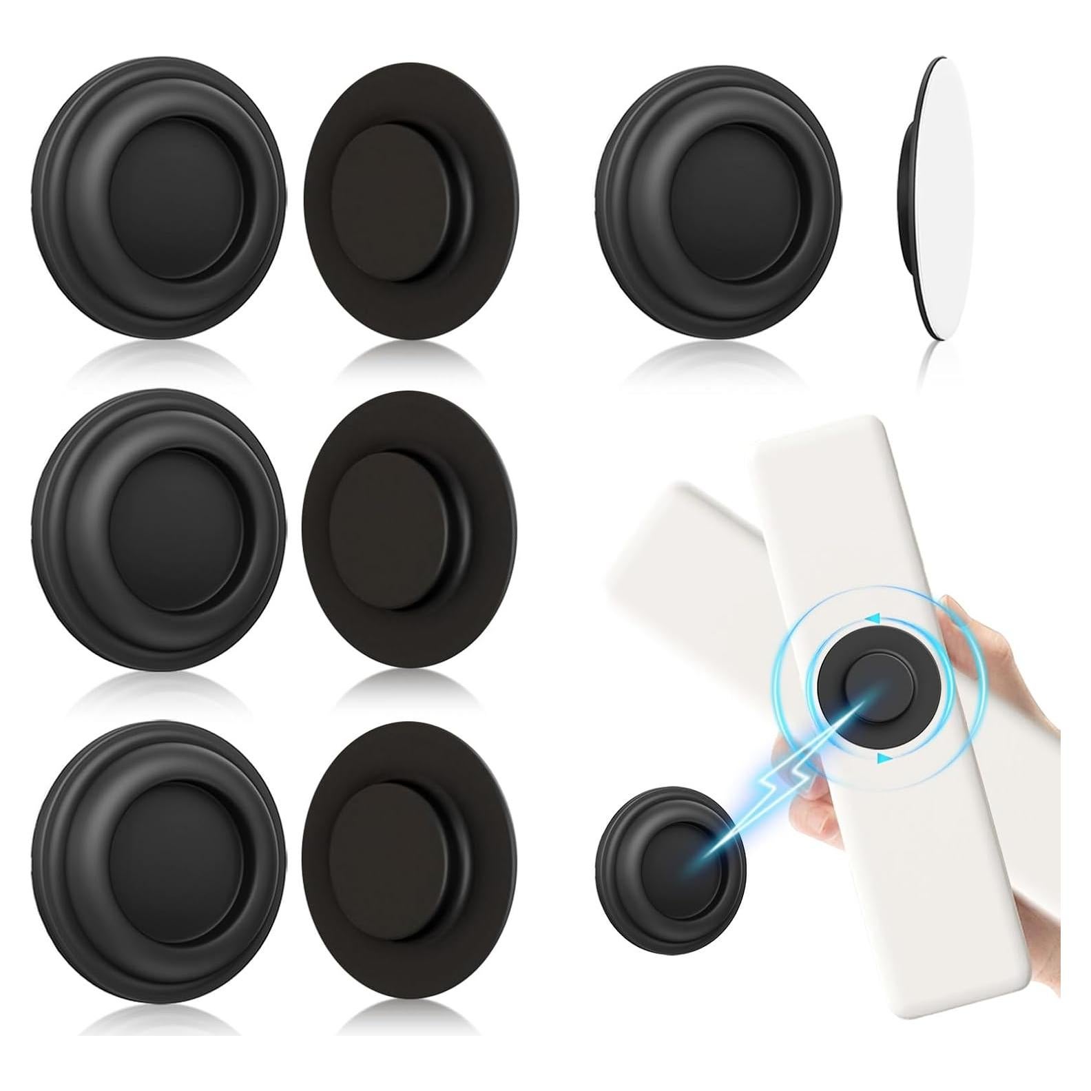 Soporte Magnético para Control Remoto UMUST 4 Piezas Negro