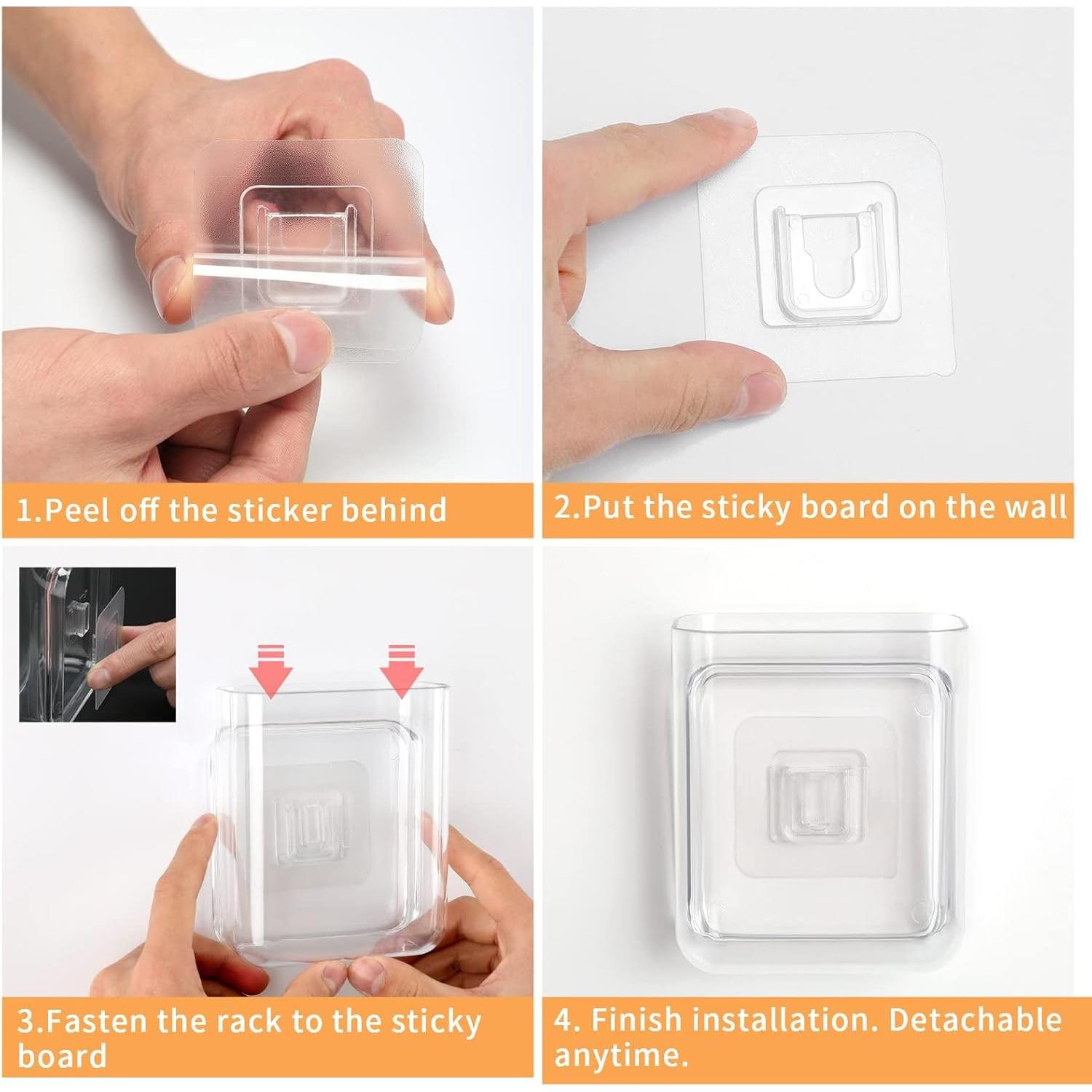 Caja Organizadora Montada en Pared APSOONSELL Transparente