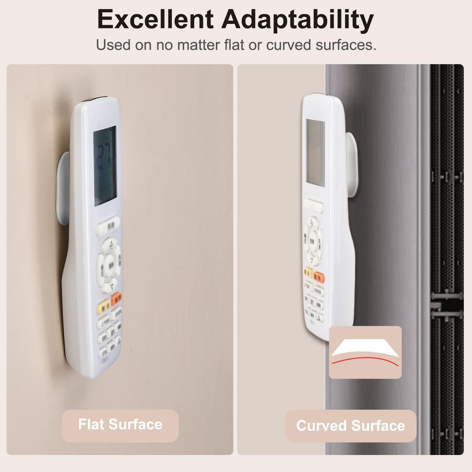 Soporte Magnético para Control Remoto TSJLIKI - 4 Piezas Blanco