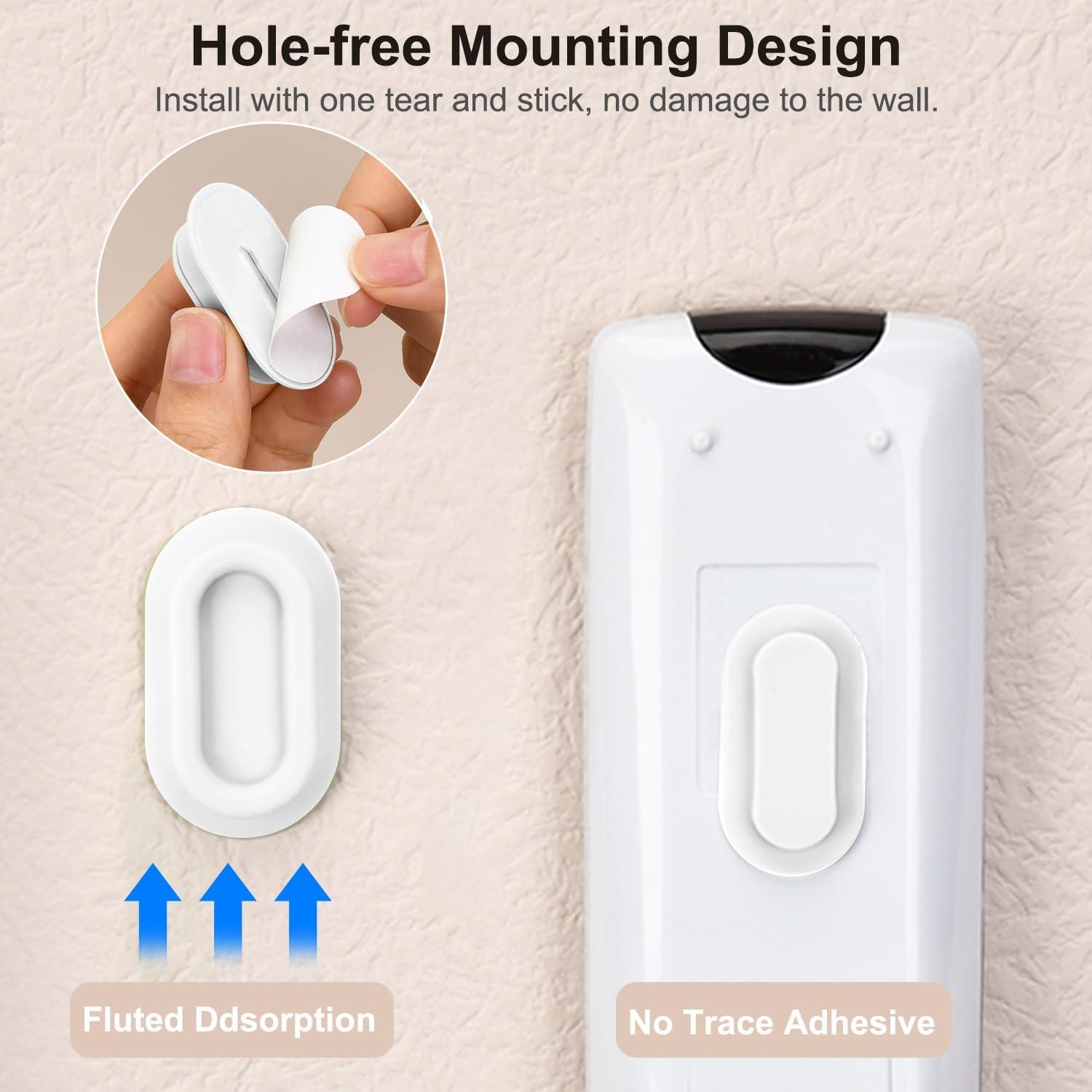 Soporte Magnético para Control Remoto TSJLIKI - 4 Piezas Blanco