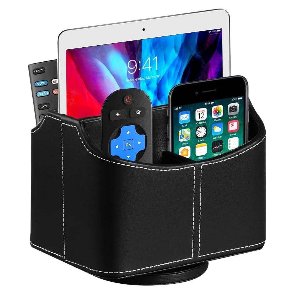 Soporte de Control Remoto Giratorio 360° Fanousy Negro