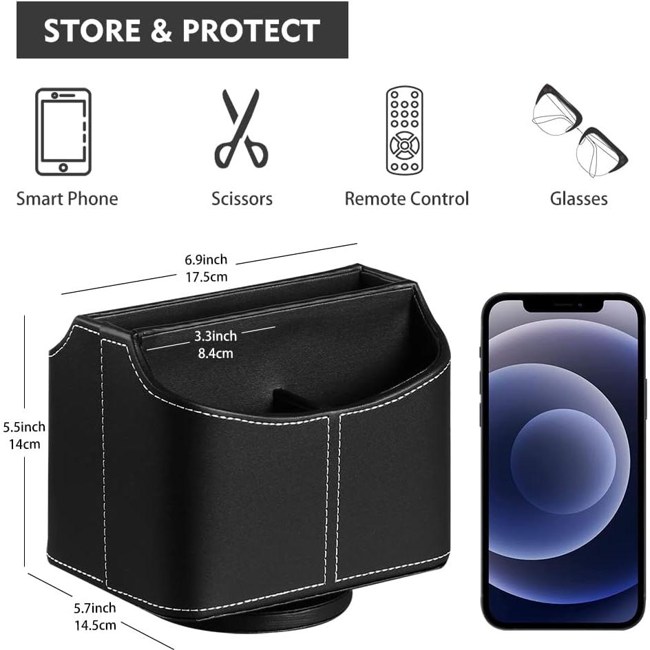 Soporte de Control Remoto Giratorio 360° Fanousy Negro