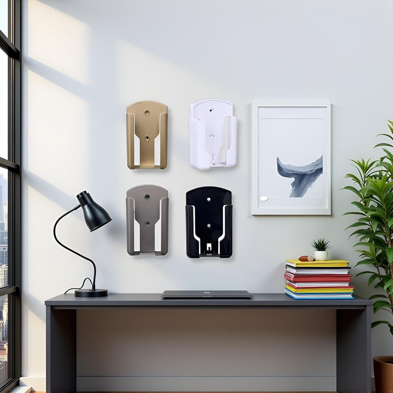 Soporte Organizador de Control Remoto Jinshining Blanco