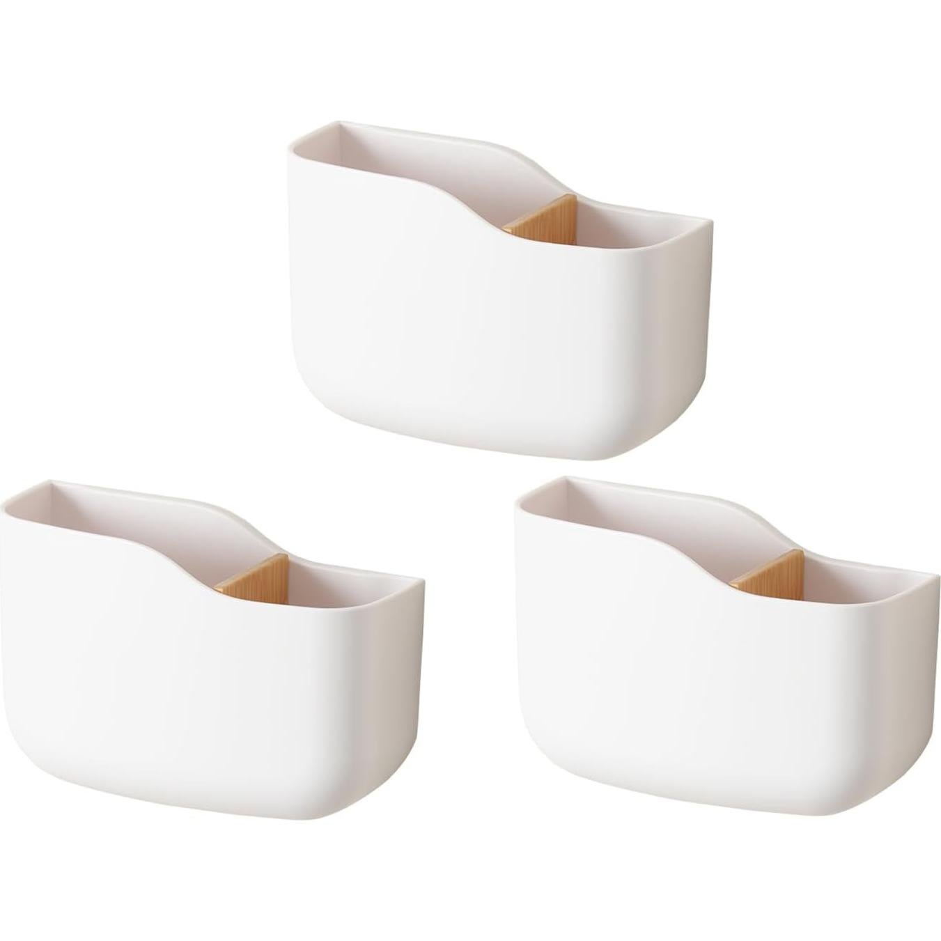 Soporte Adhesivo para Control Remoto SUNFICON 3 Pack Blanco