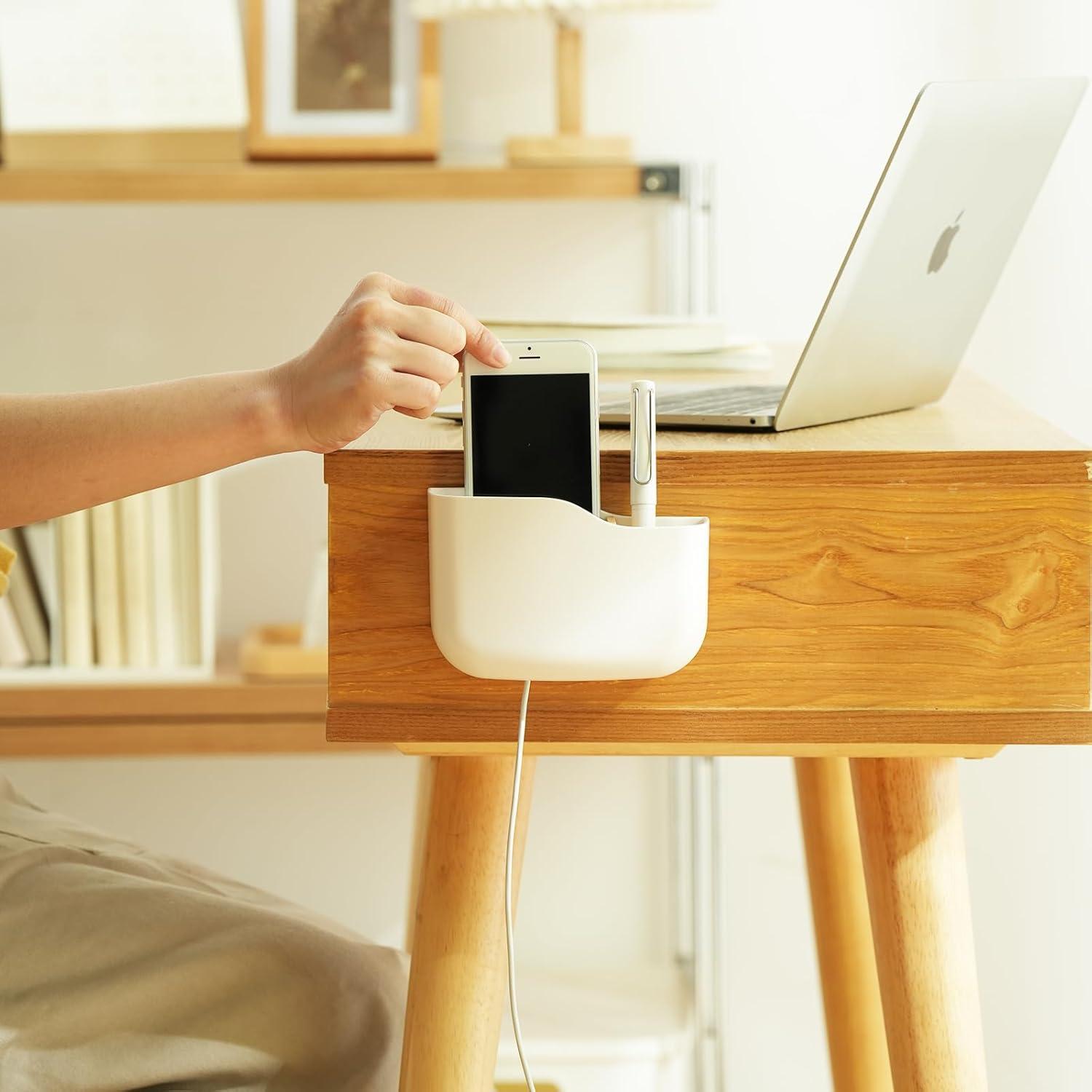 Soporte Adhesivo para Control Remoto SUNFICON 3 Pack Blanco