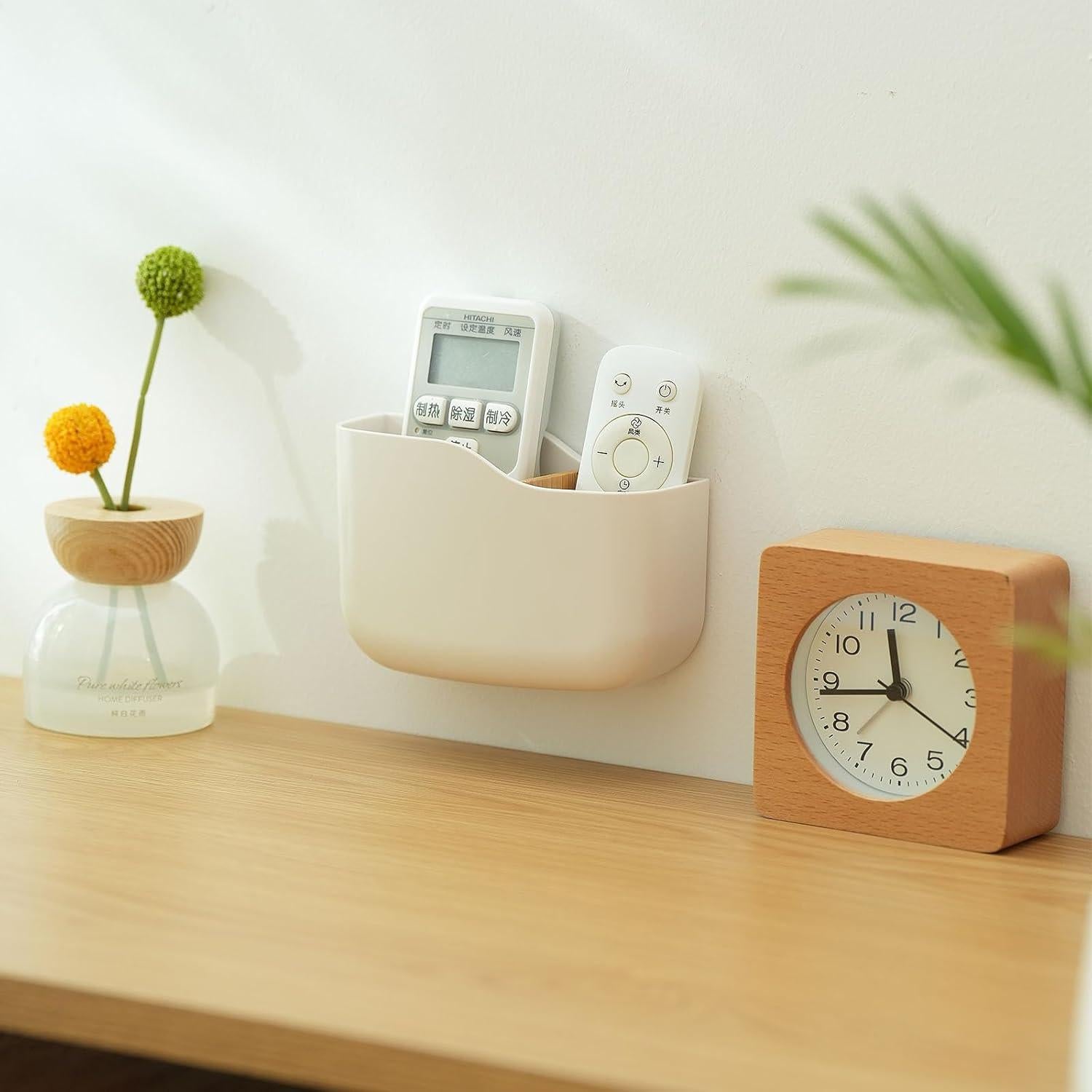 Soporte Adhesivo para Control Remoto SUNFICON 3 Pack Blanco