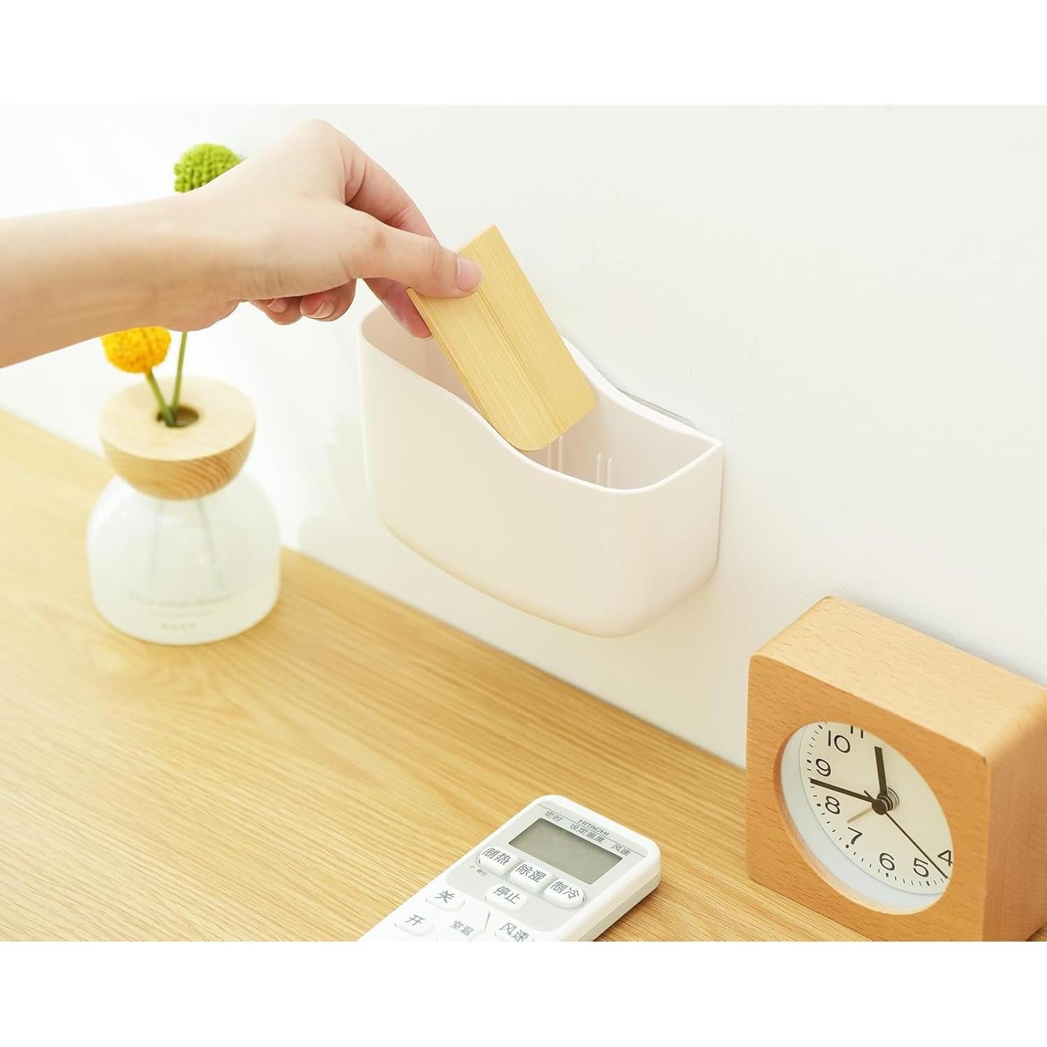 Soporte Adhesivo para Control Remoto SUNFICON 3 Pack Blanco