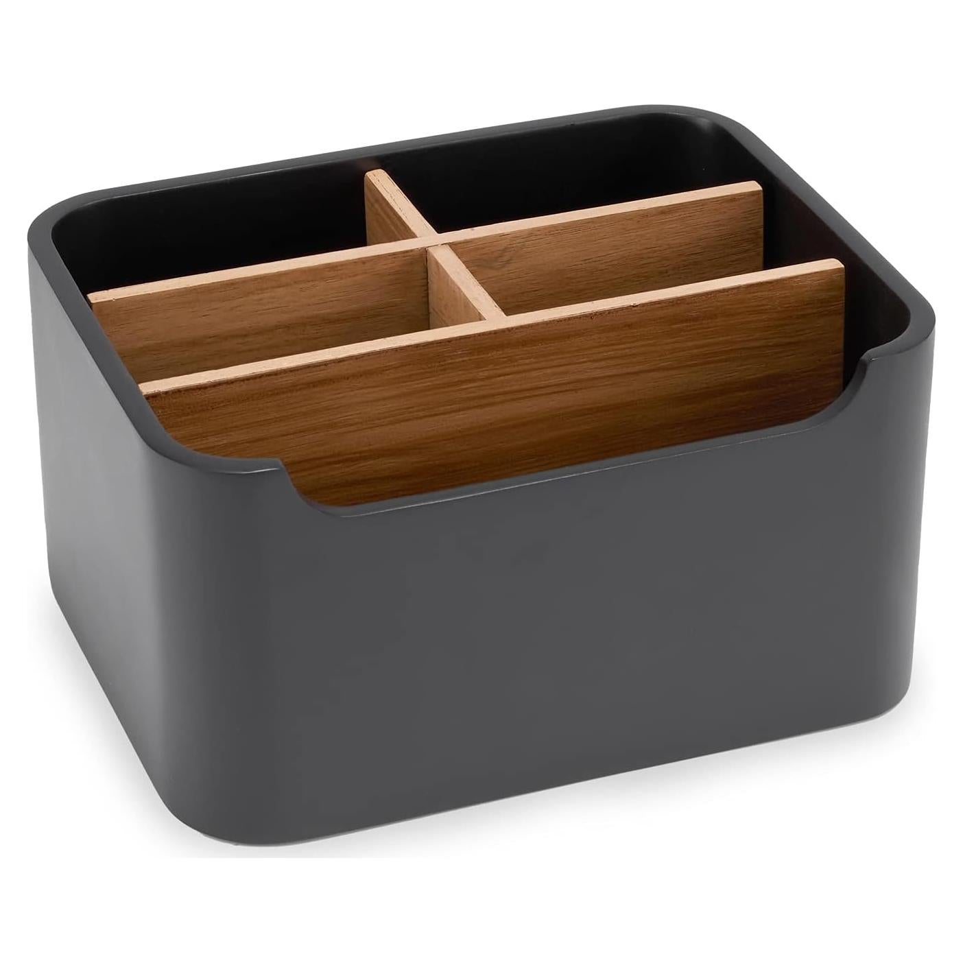 Organizador de Escritorio SZYRL Negro - Almacenamiento Multifuncional